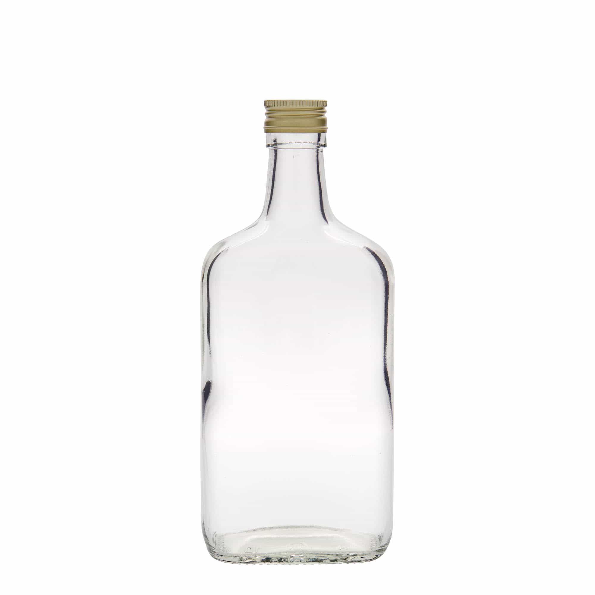 Botella de vidrio 'Amaretto' de 700 ml, rectangular, boca: PP 31,5