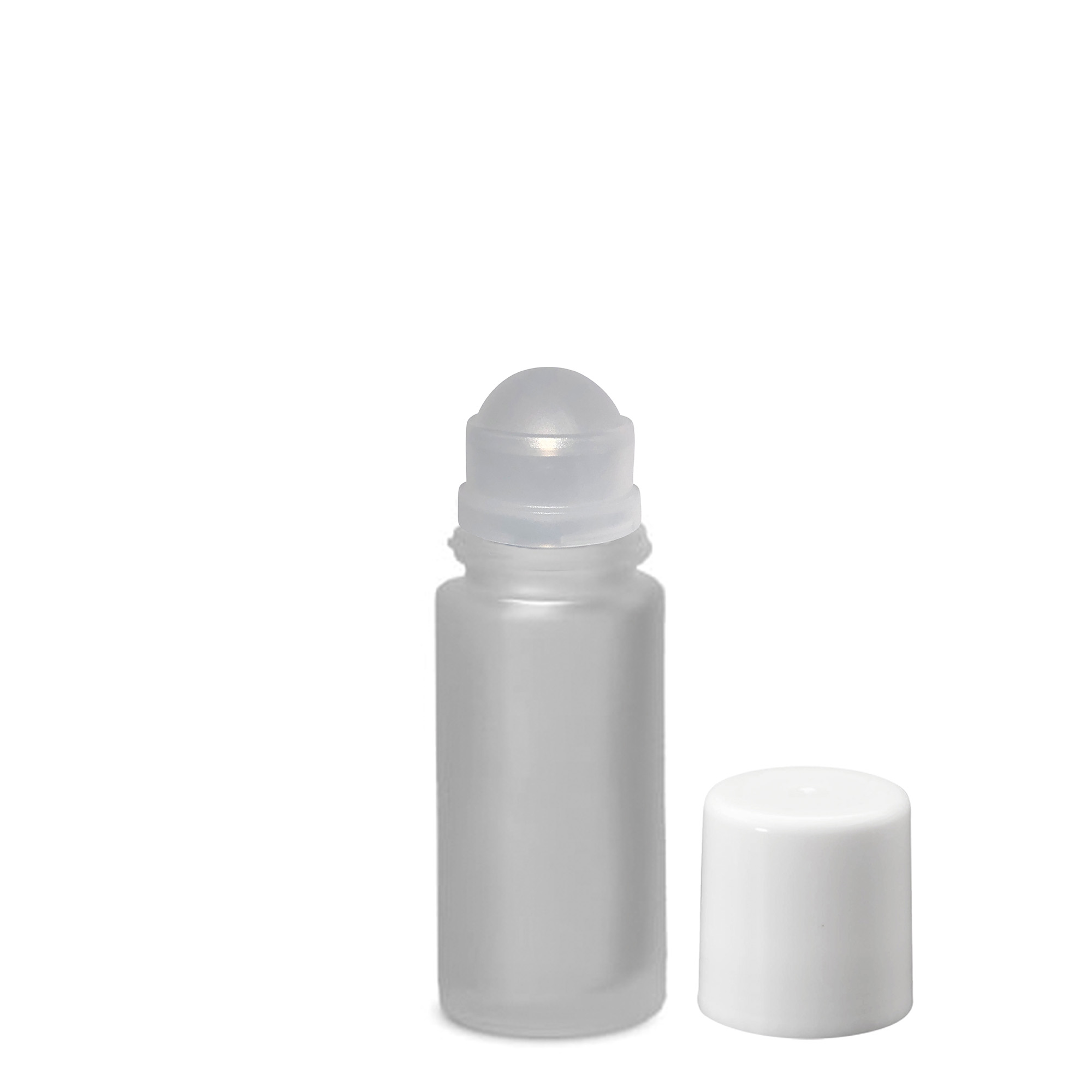 50 ml frasco roll-on, vidrio, esmerilado, boca: cierre de rosca