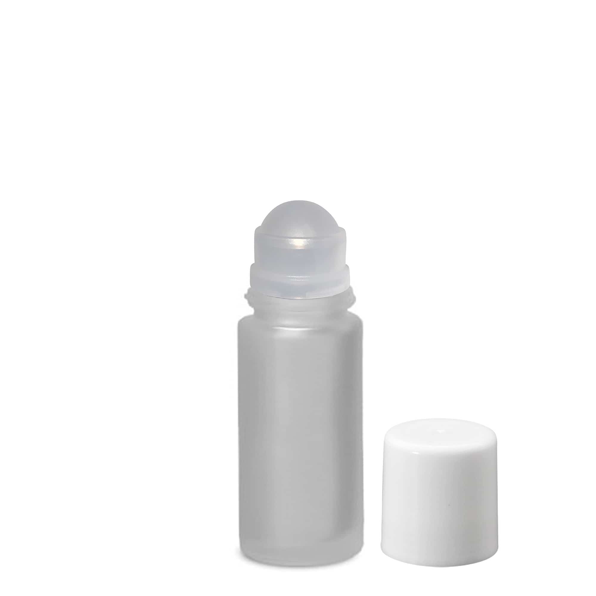 50 ml frasco roll-on, vidrio, esmerilado, boca: cierre de rosca