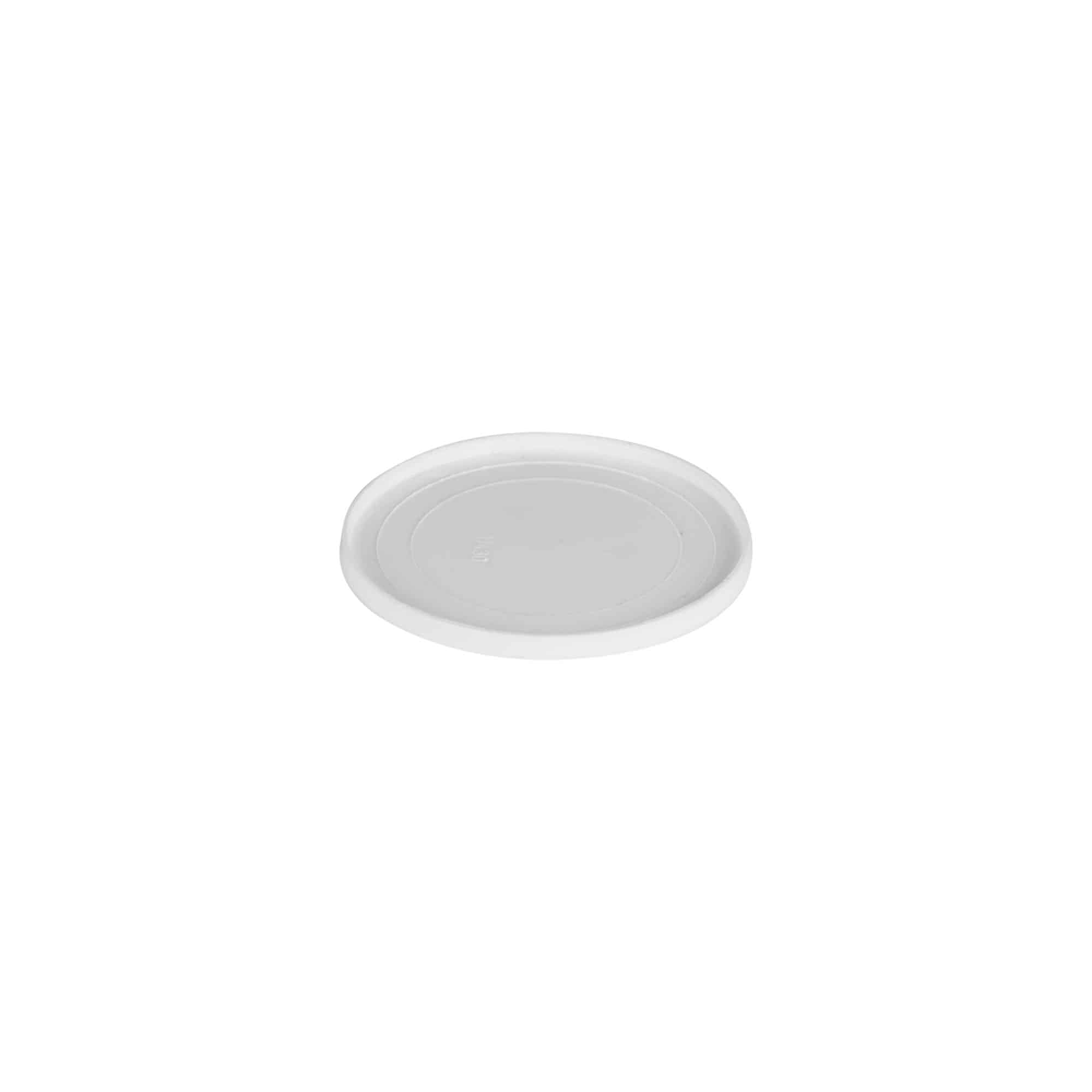Disco de cubierta para 15 ml 'Bianca', plástico PP, blanco