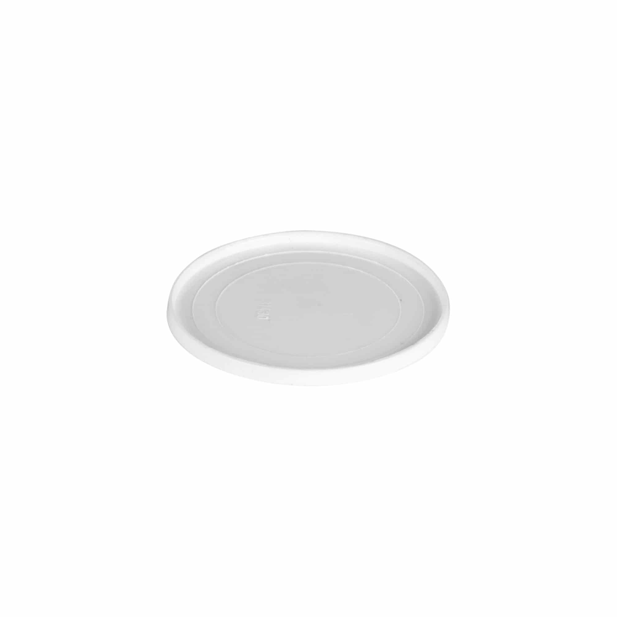 Disco de cubierta para 30 ml «Bianca», plástico PP, blanco