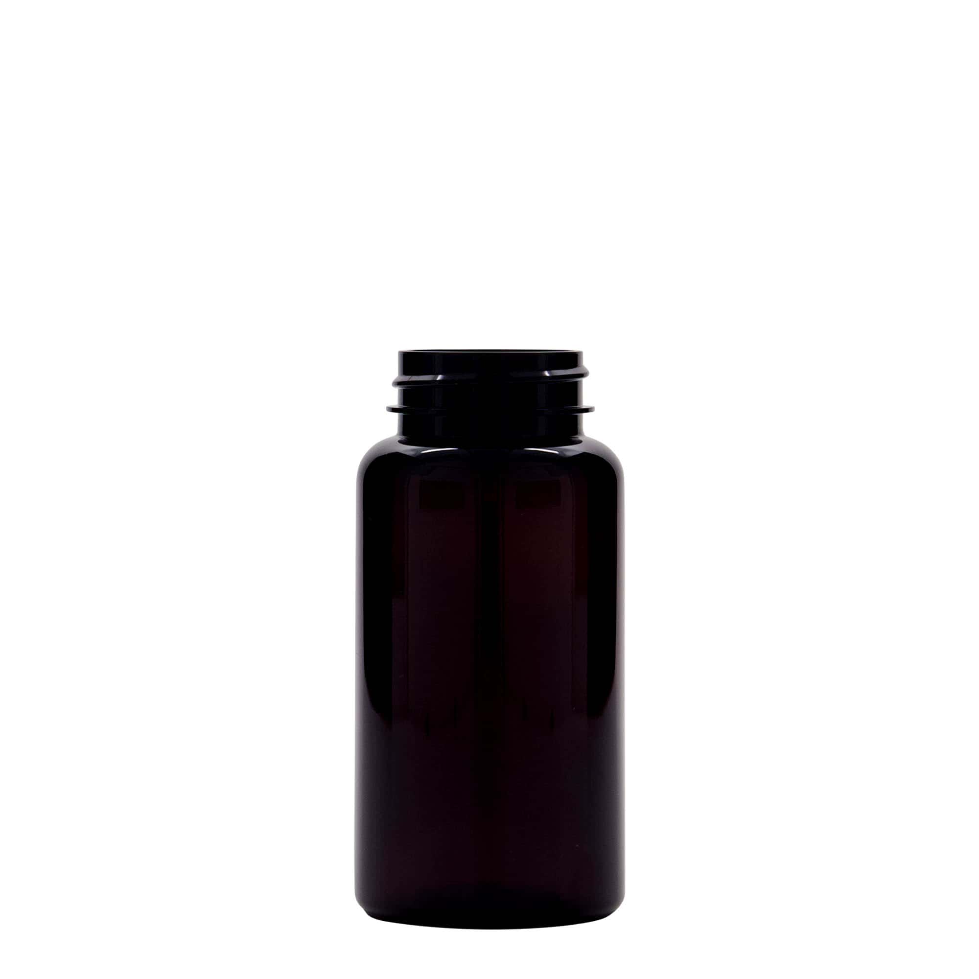 Bote Packer de PET de 150 ml, plástico, marrón, boca: GPI 38/400