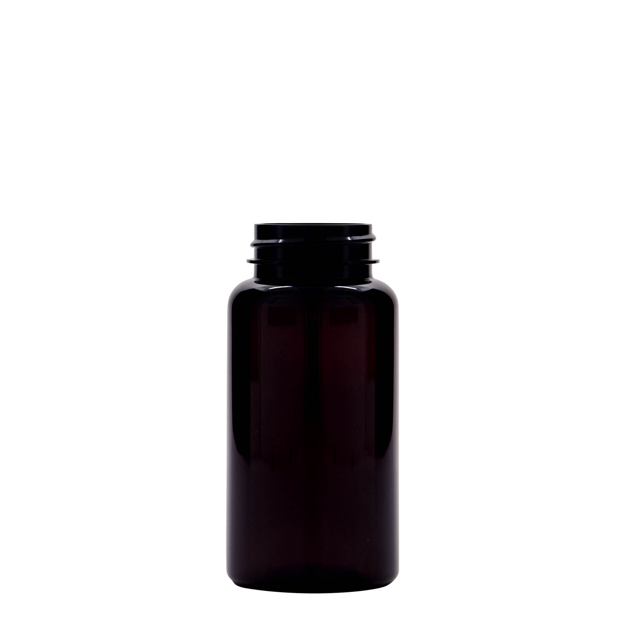 150 ml envase PET, plástico, marrón, boca: 38/400