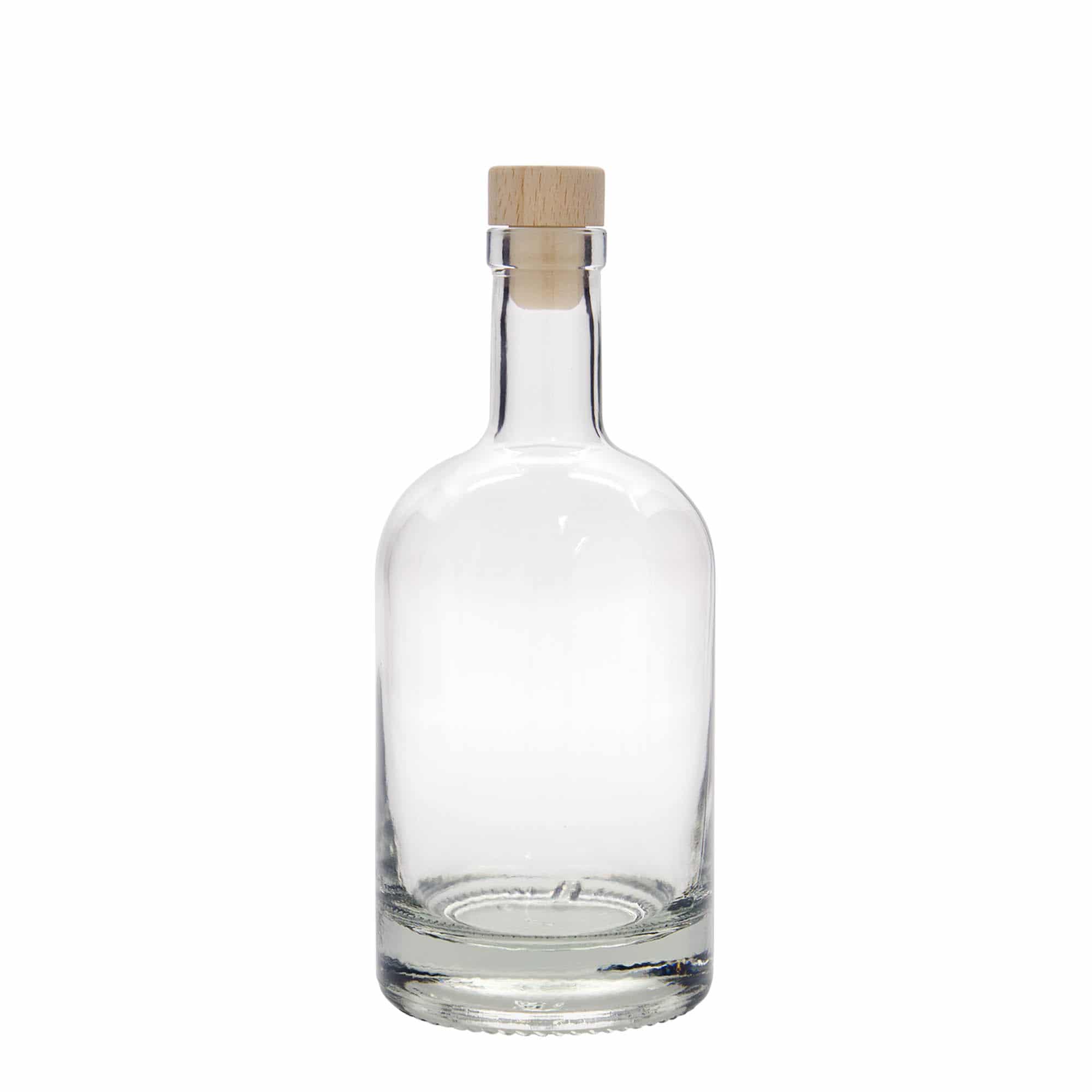 Botella de vidrio 'First Class' de 500 ml, boca: corcho