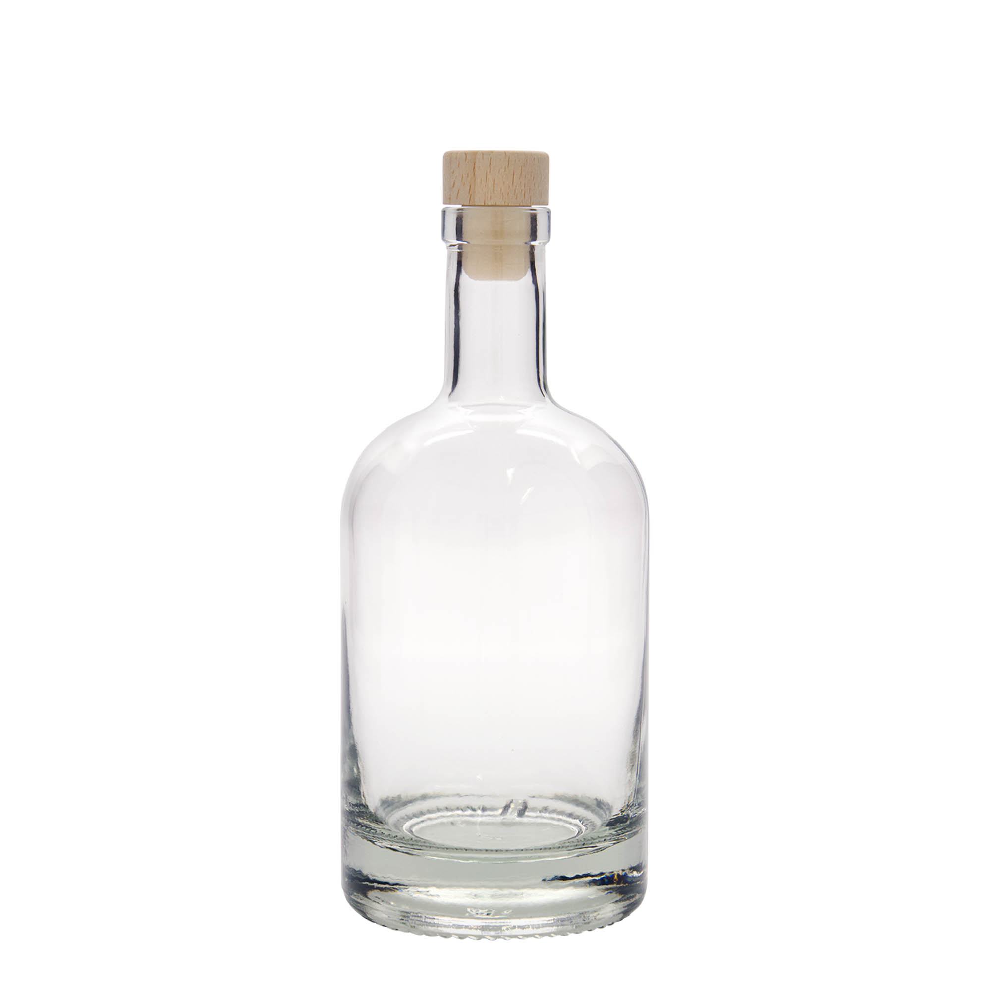 Botella de vidrio de 500 ml 'First Class', boca: corcho