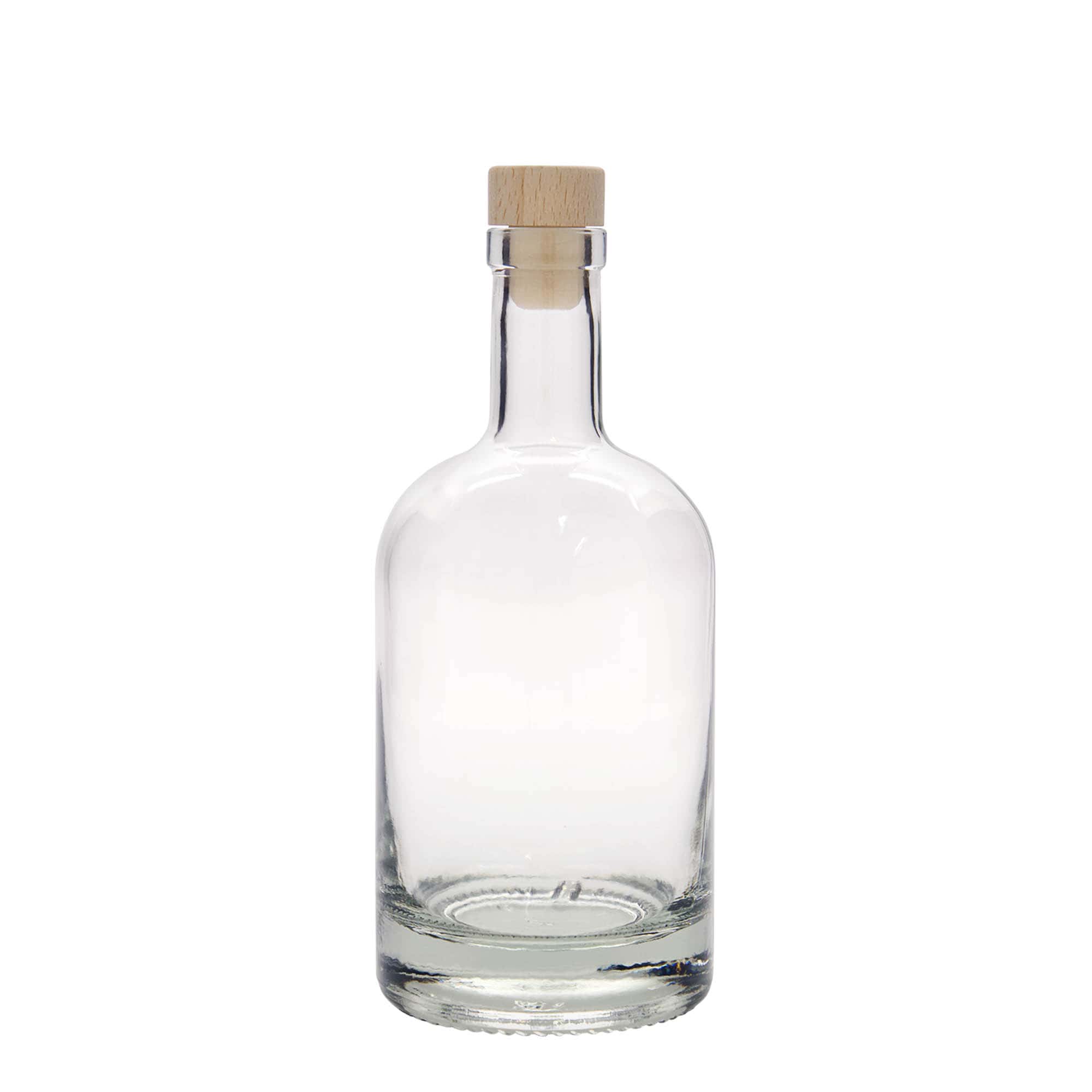 Botella de vidrio de 500 ml 'First Class', boca: corcho