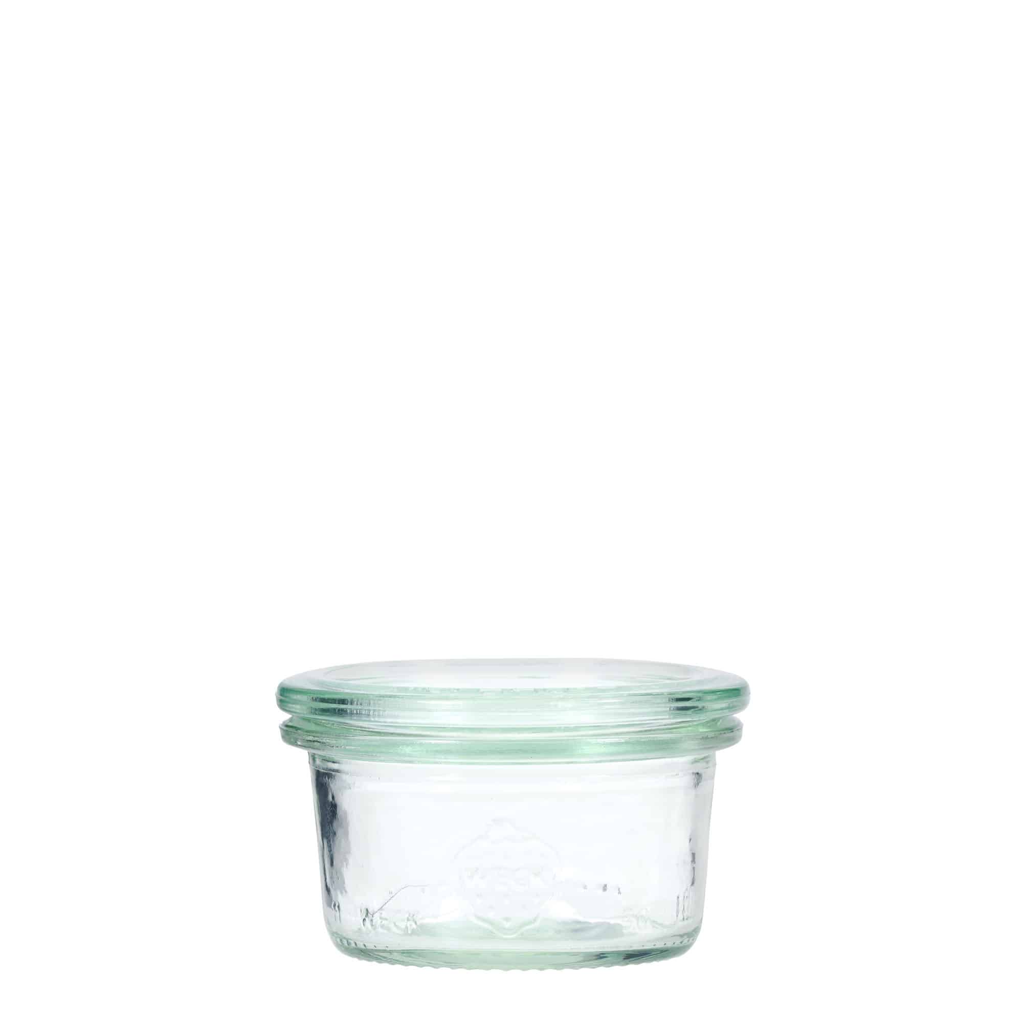 Tarro de vidrio cilíndrico WECK de 50 ml, boca: borde redondo