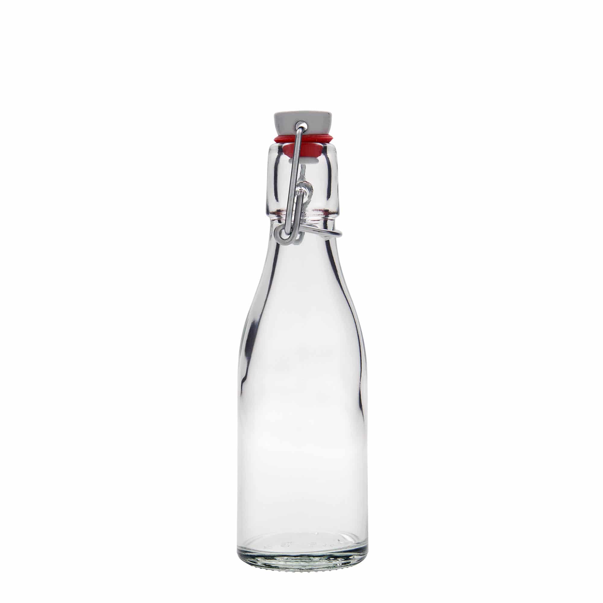 Botella de vidrio de 200 ml «Paul», boca: cierre de palanca