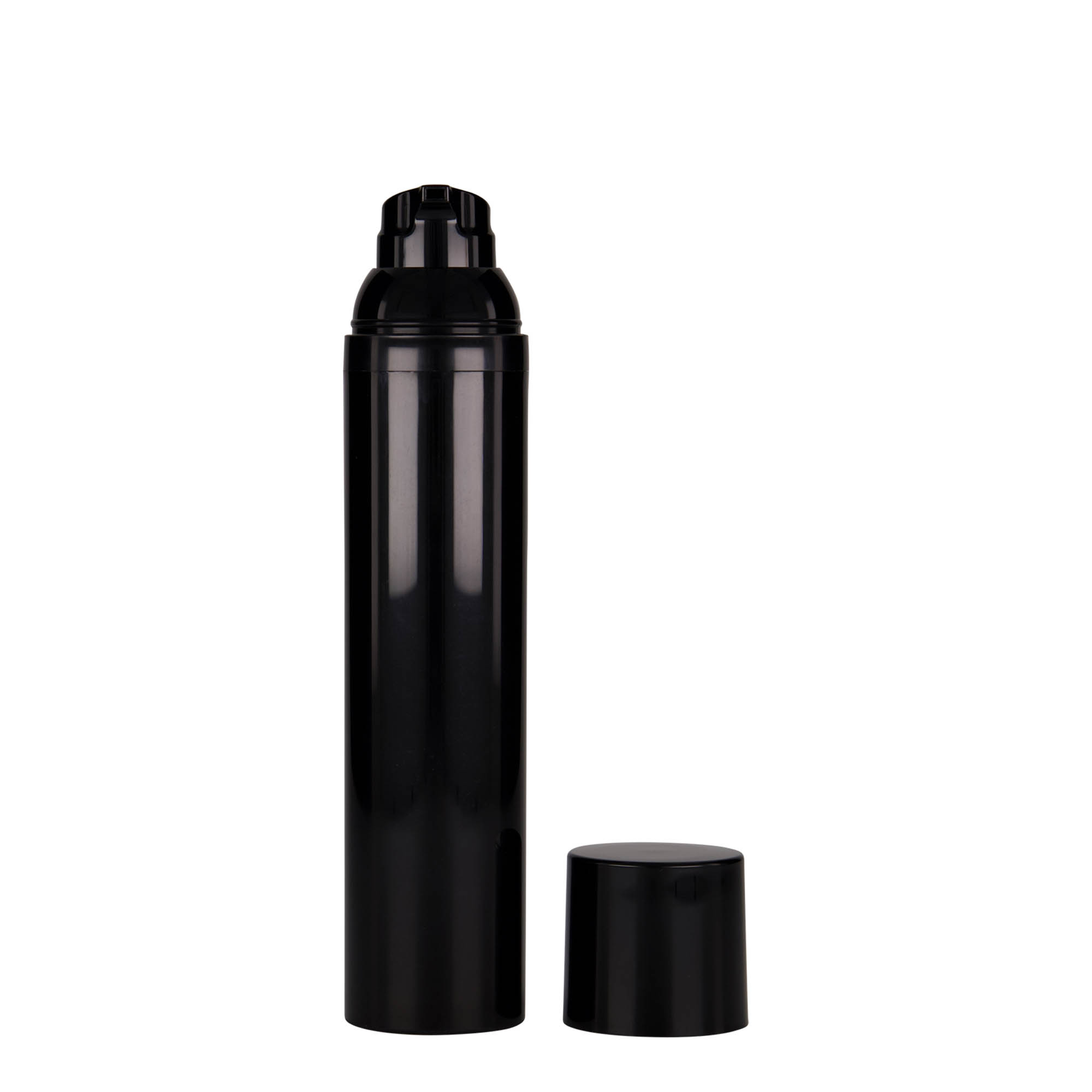 100 ml Dispensador Airless 'Mezzo', plástico PP, negro
