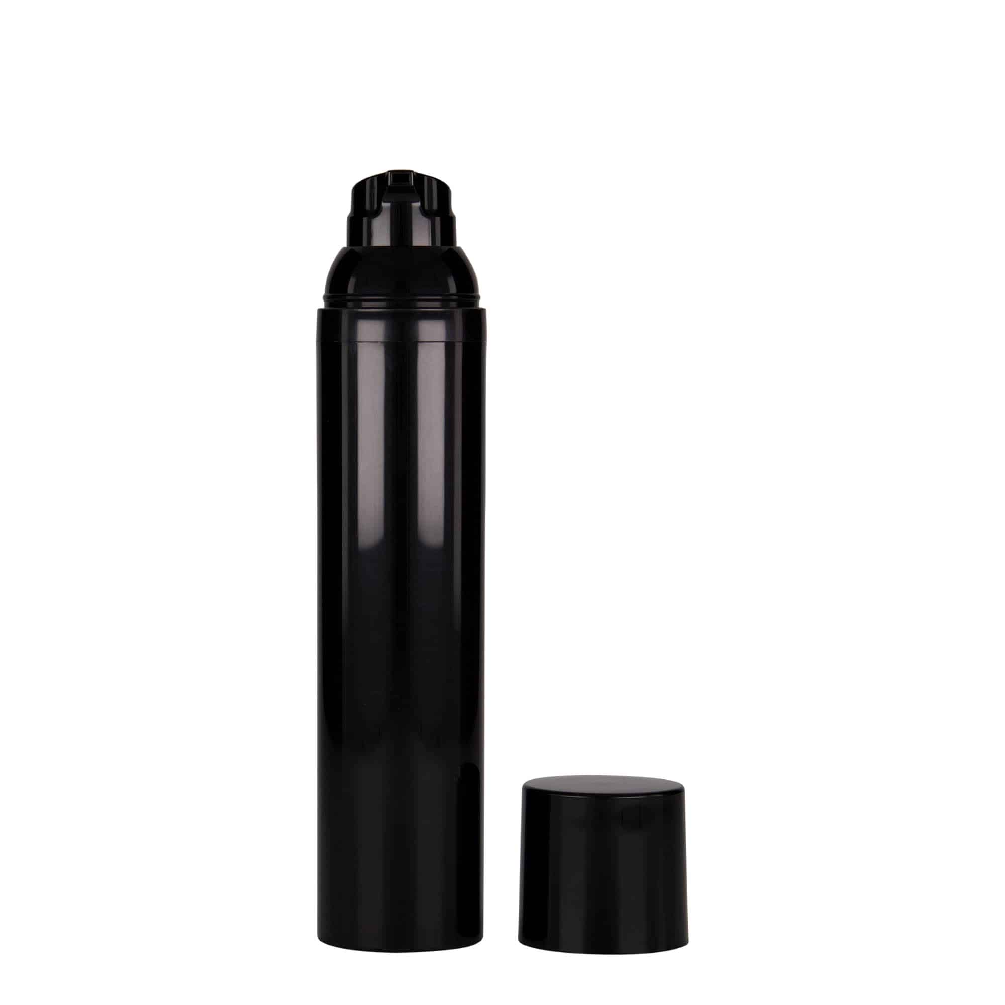 100 ml Dispensador Airless 'Mezzo', plástico PP, negro