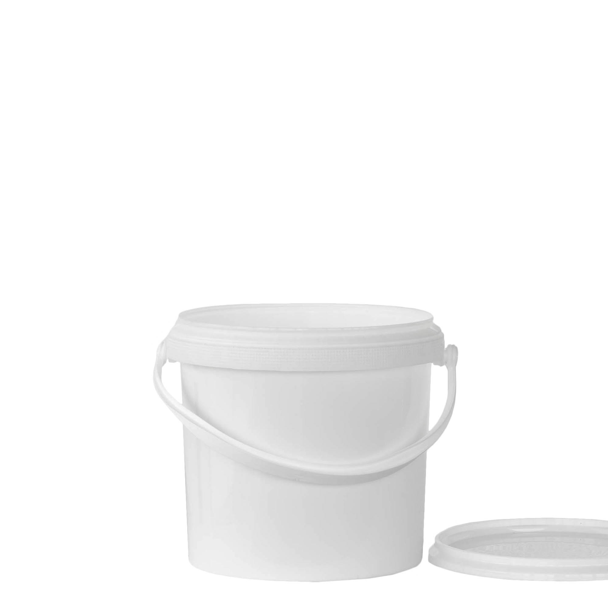 Cubo de 2,5 l, plástico PP, blanco