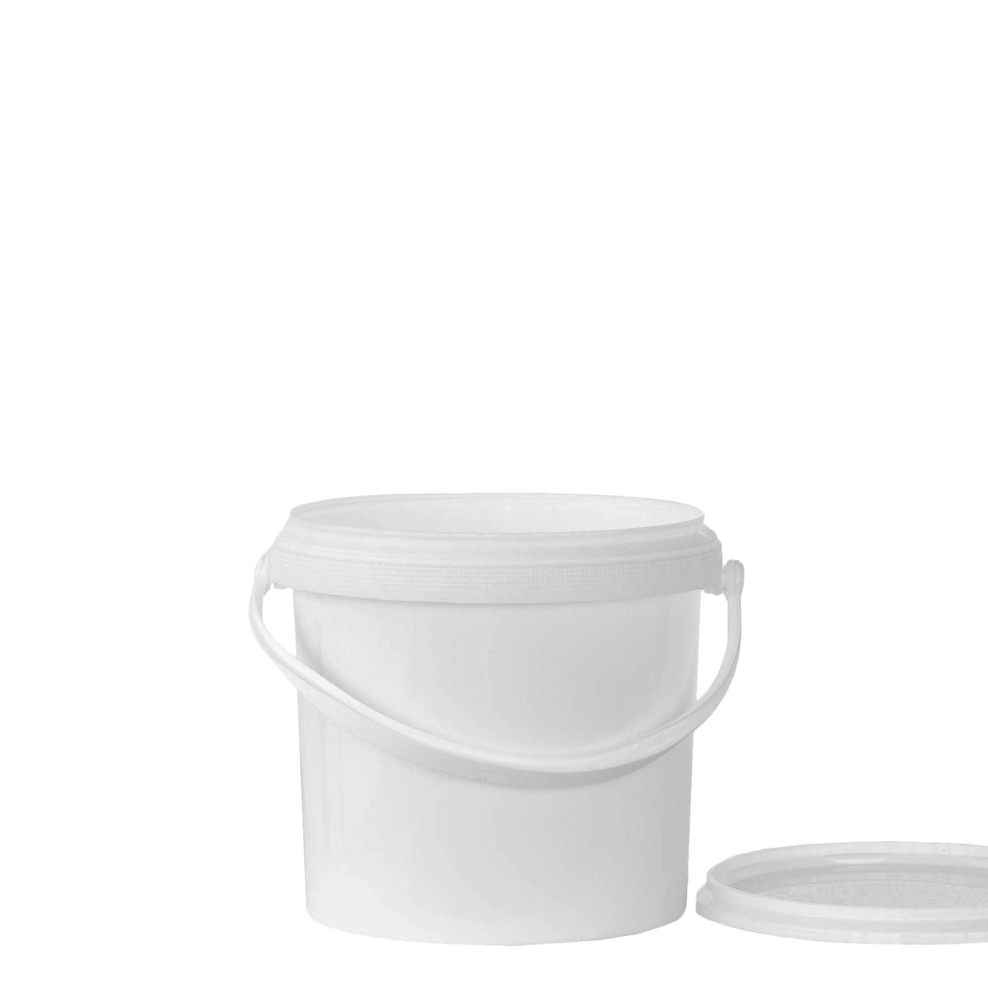 Cubo de 2,5 l, plástico PP, blanco