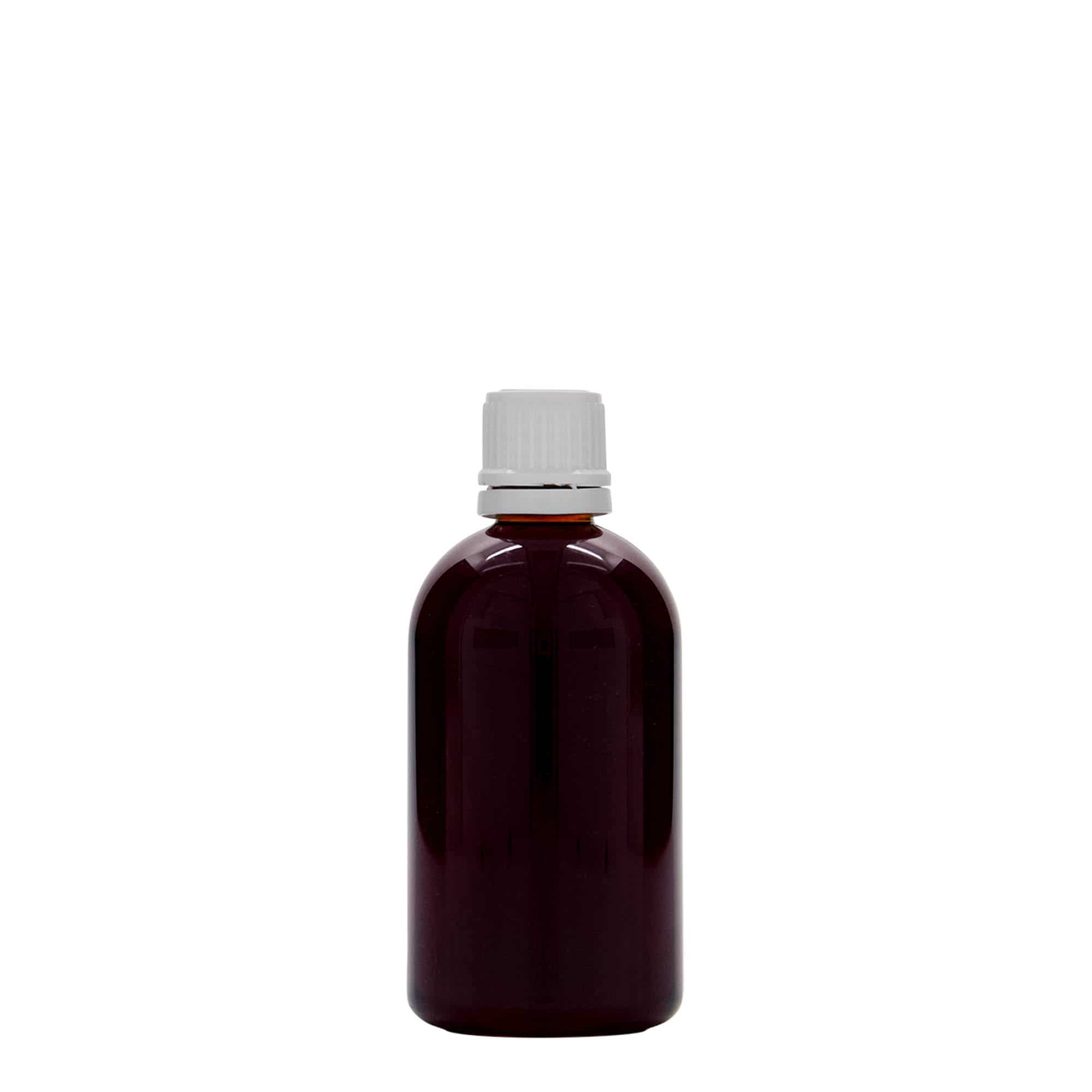 Frasco de medicamentos de PET 'Easy Living' de 100 ml, plástico, boca: DIN 18