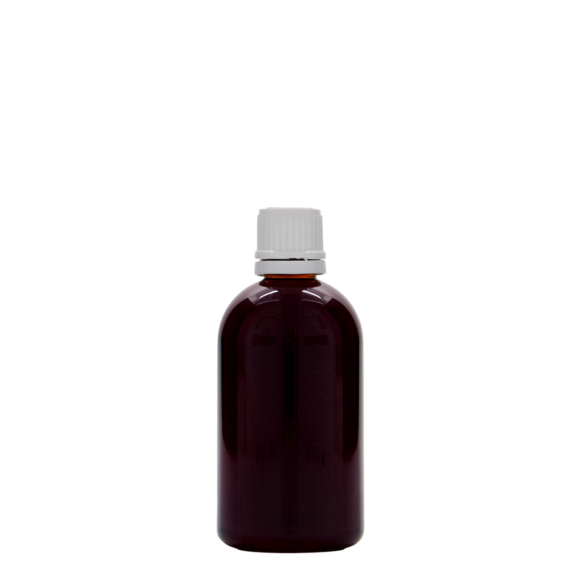 Botella médica PET de 100 ml 'Easy Living', plástico, boca: DIN 18