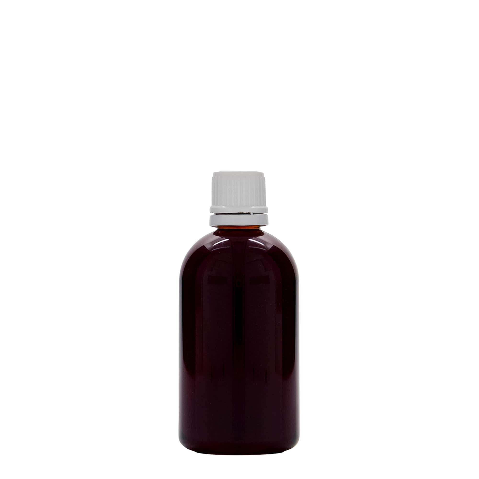Botella médica PET de 100 ml «Easy Living», plástico, boca: DIN 18
