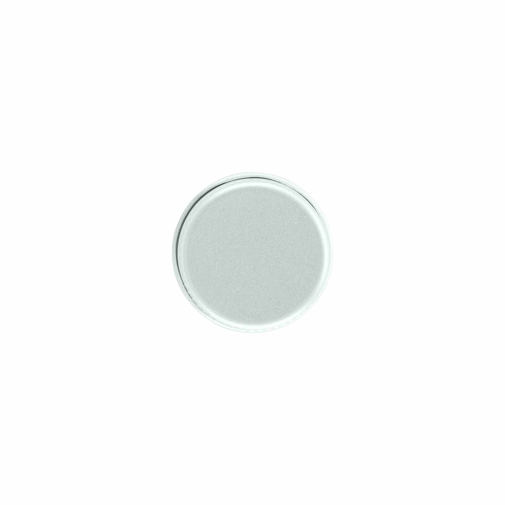 Tapón de rosca, metal, plateado, para boca: 24/410