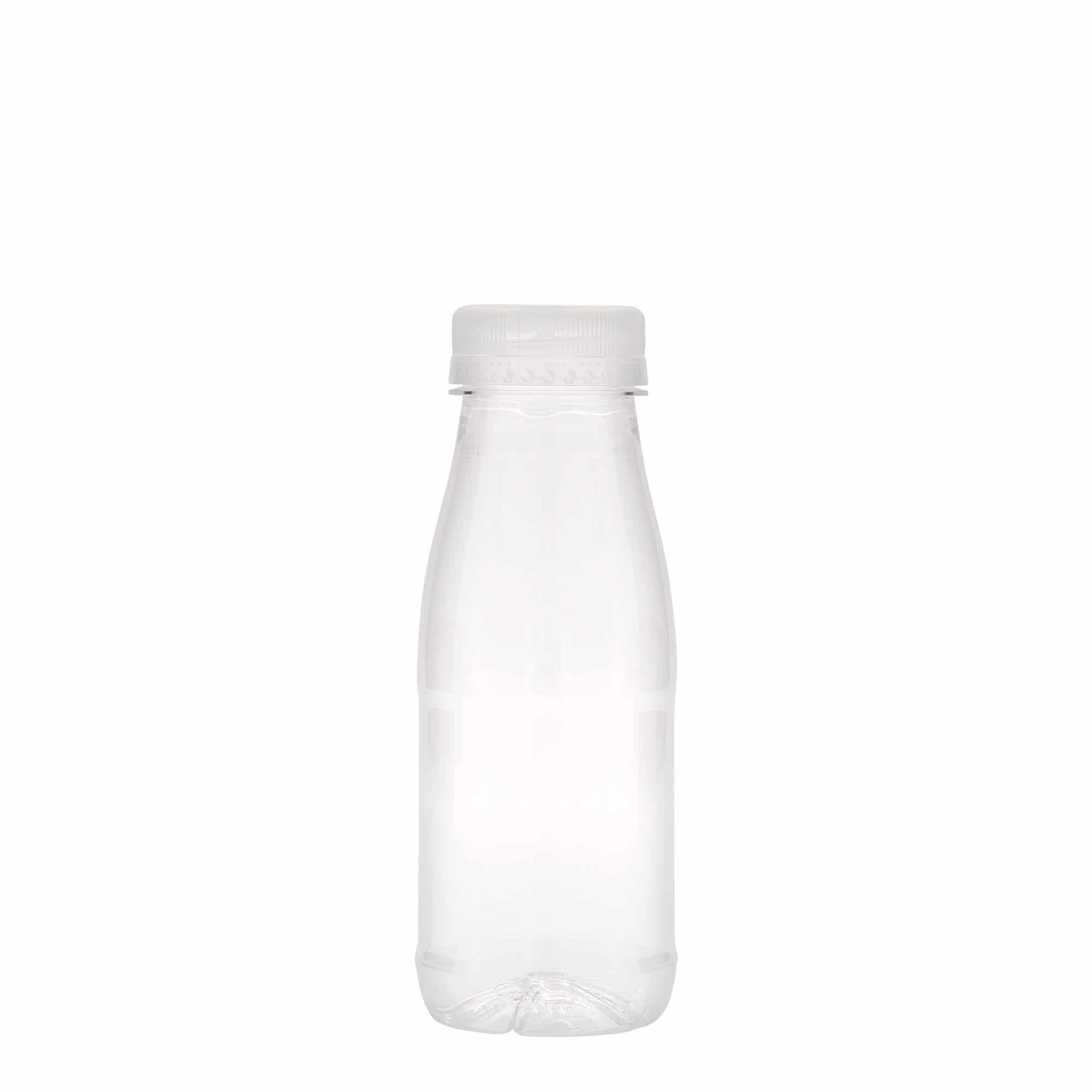 Botella de PET 'Milk and Juice' de 250 ml, plástico, boca: 38 mm