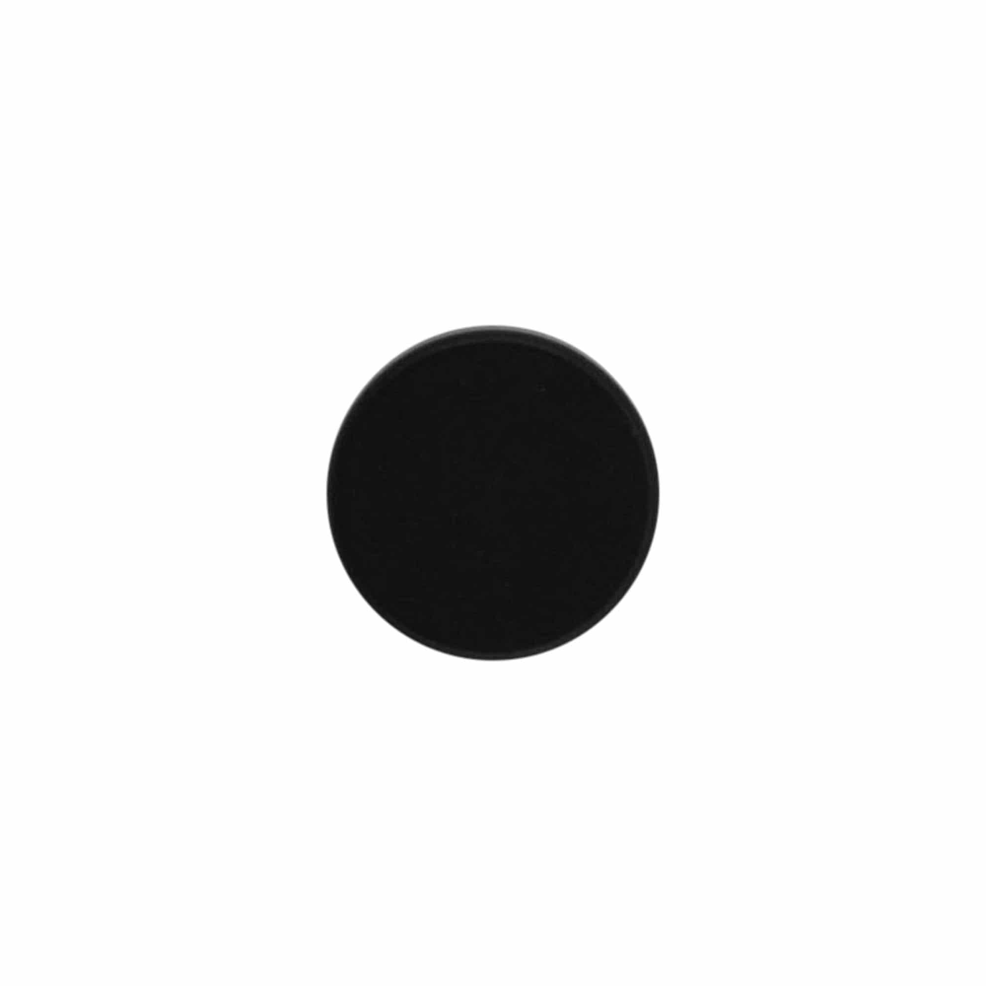 Tapones de corcho con asa de 19 mm, plástico, negro, para boca: corcho