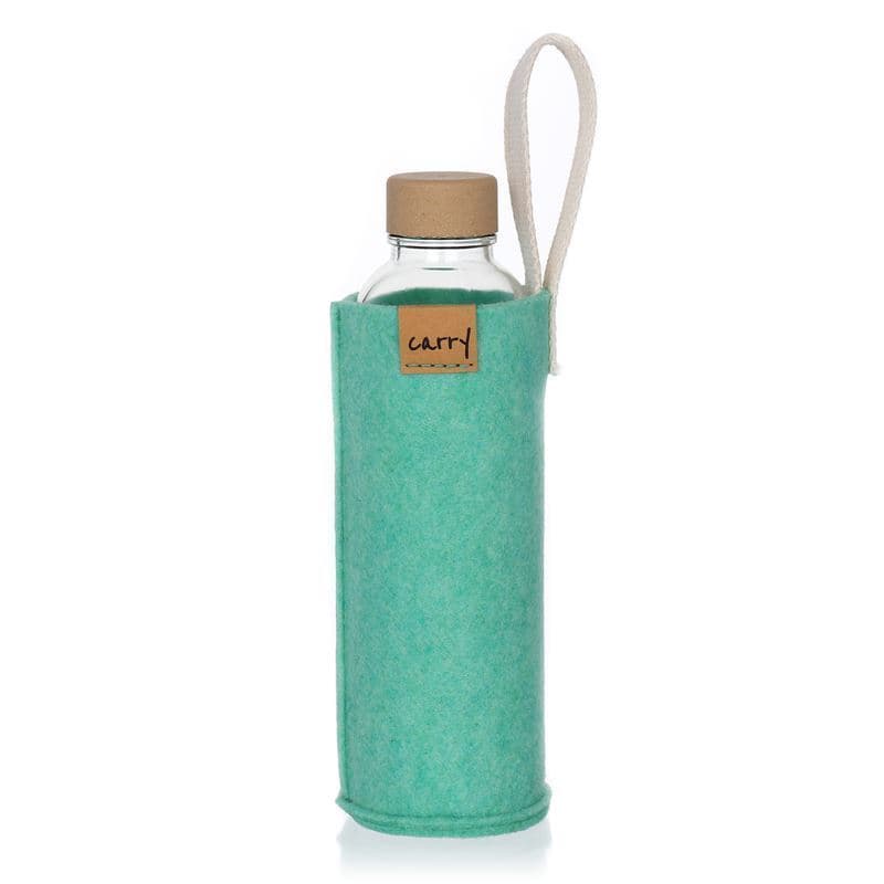 Funda para botella 'CARRY Sleeve', textil, verde menta