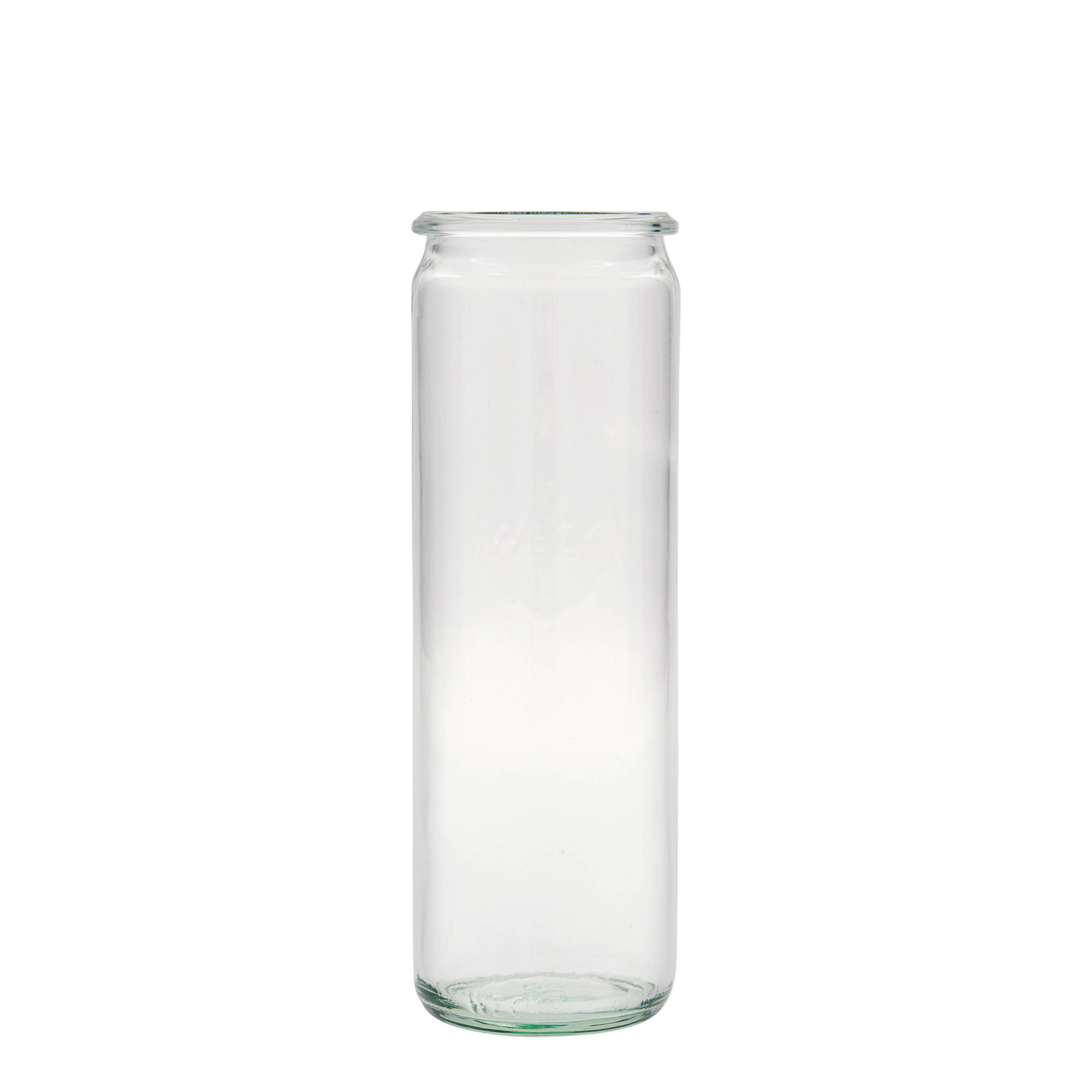6x 600 ml vaso cilíndrico WECK con tapa de vidrio RR 60