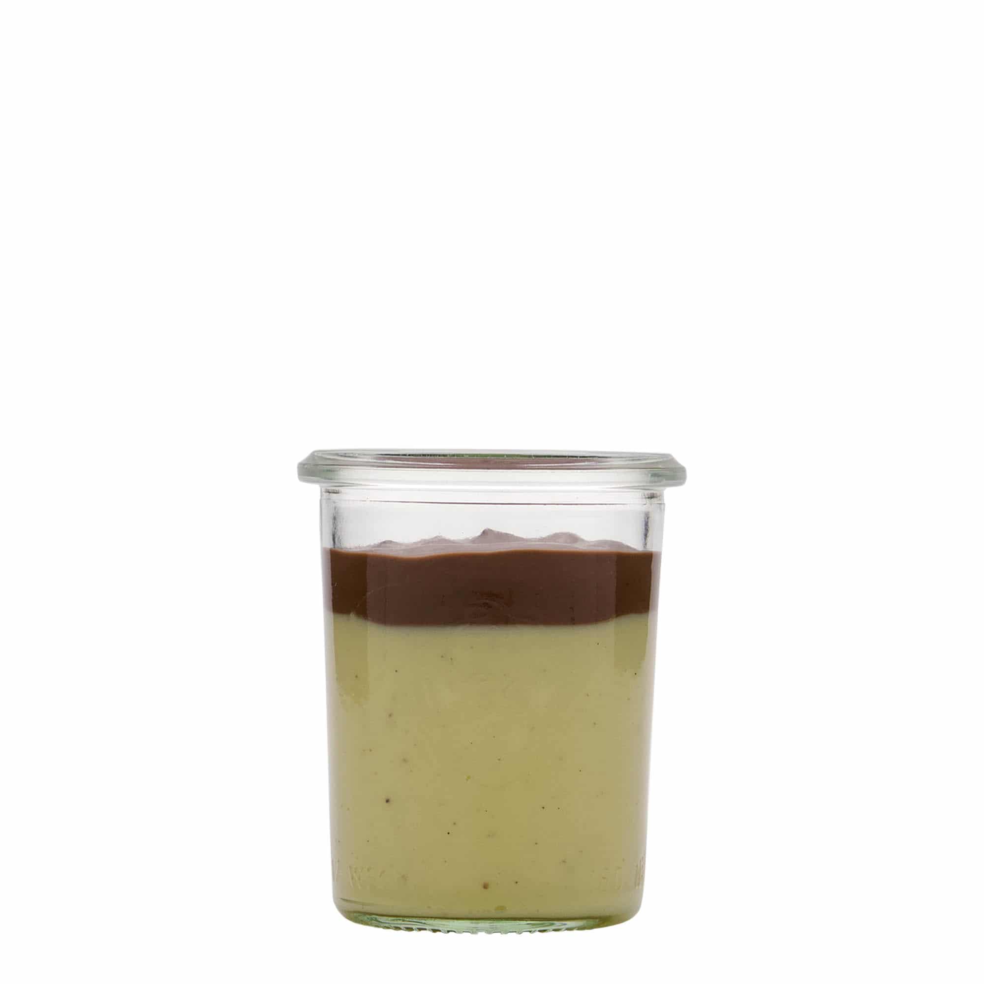 Tarro de vidrio cilíndrico WECK de 160 ml, boca: borde redondo