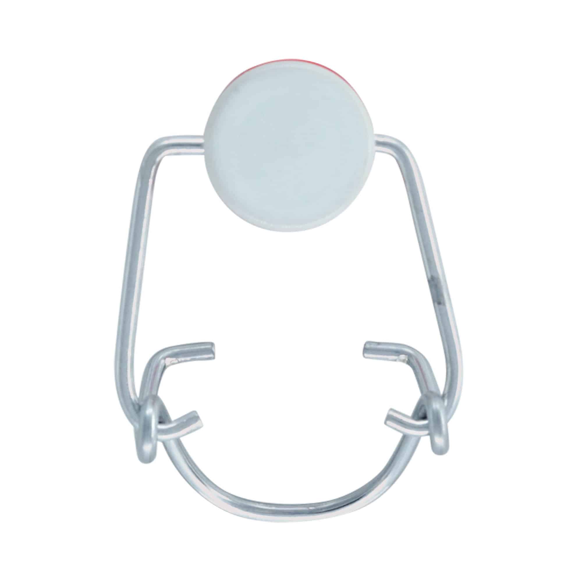 Tapón mecánico estándar, plástico, rojo-blanco