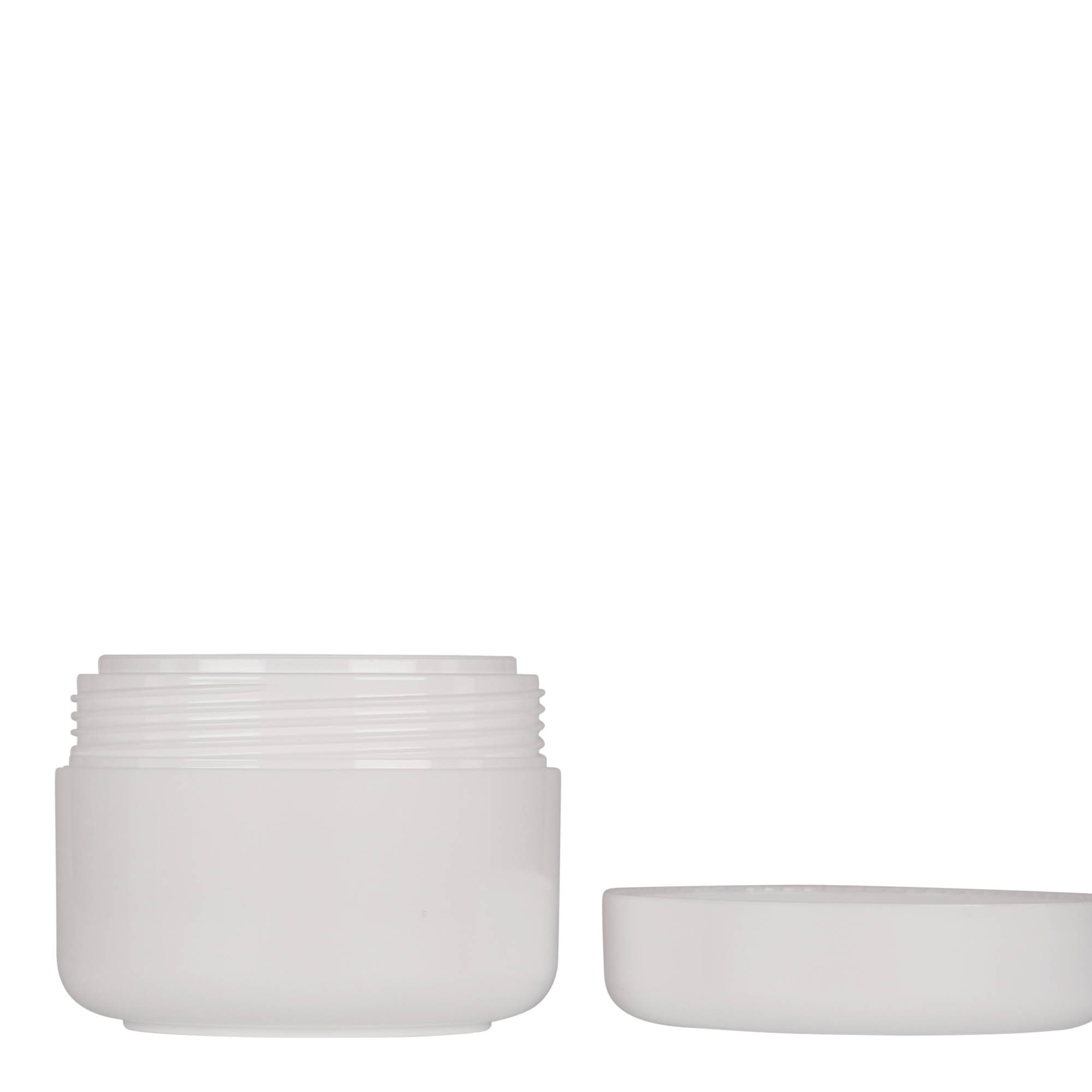 100 ml envase de plástico 'Bianca', PP, blanco, boca: tapa de rosca