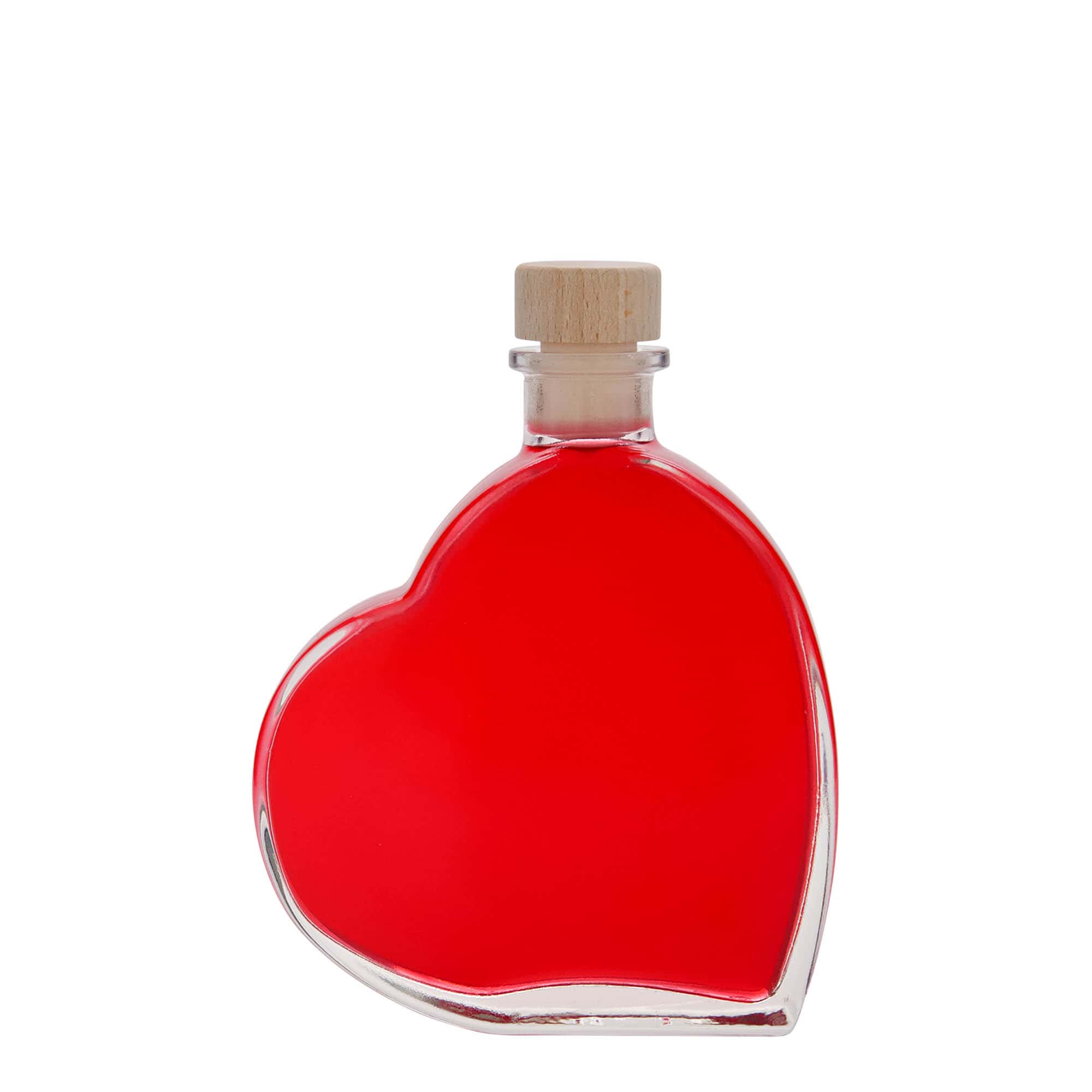 Botella de vidrio de 200 ml 'Pasión', boca: corcho