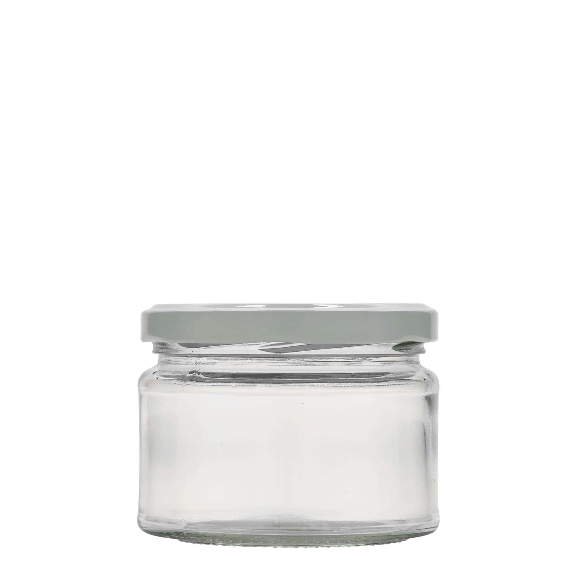 280 ml frasco redondo plano, boca: Twist-Off (TO 82)