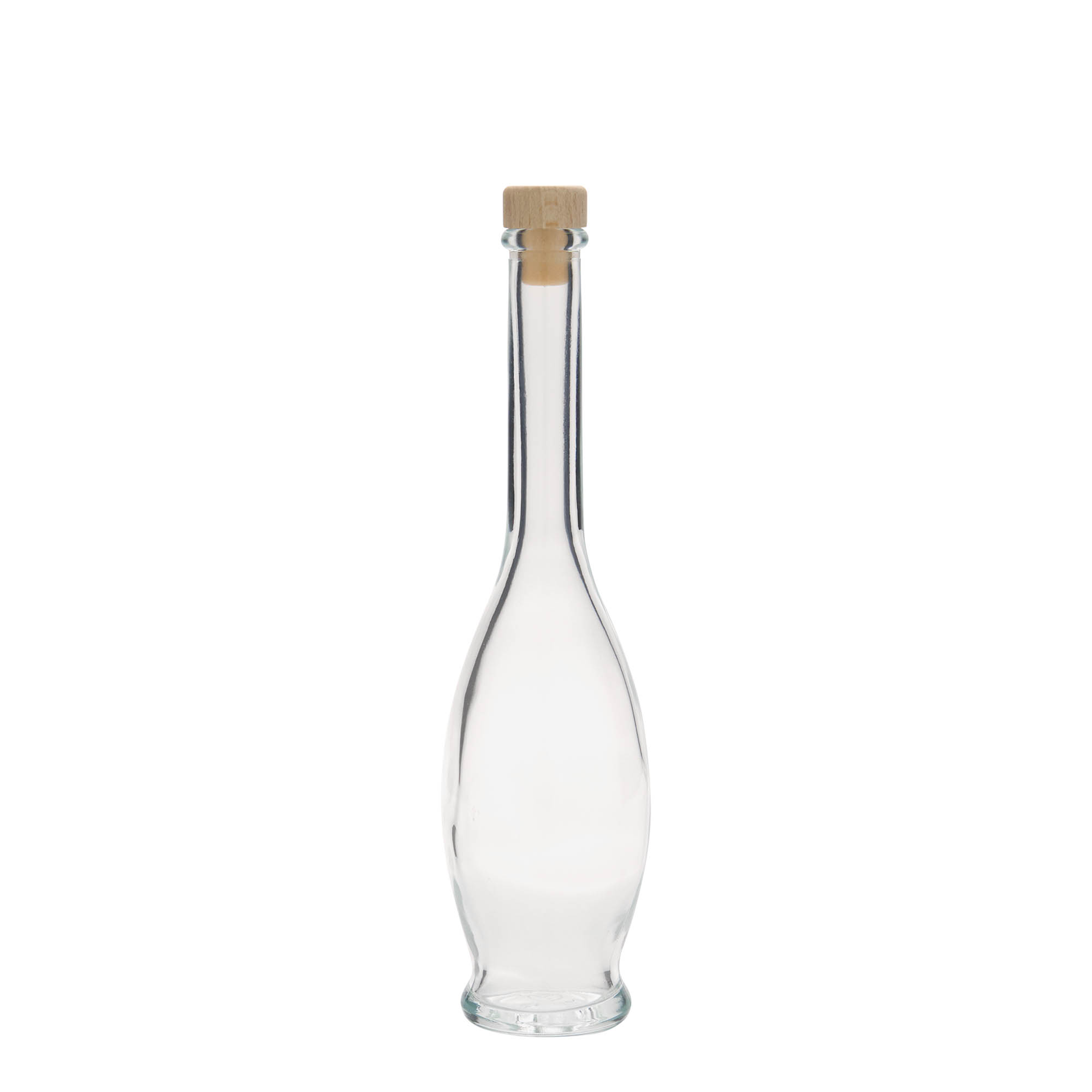 Botella de vidrio de 100 ml 'Gina', boca: corcho