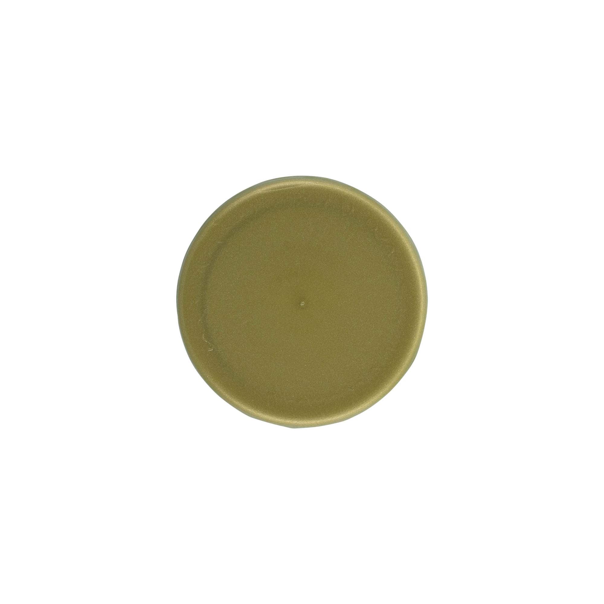 Tapa encajable para olla de cerámica de cuello estrecho, plástico HDPE, dorado