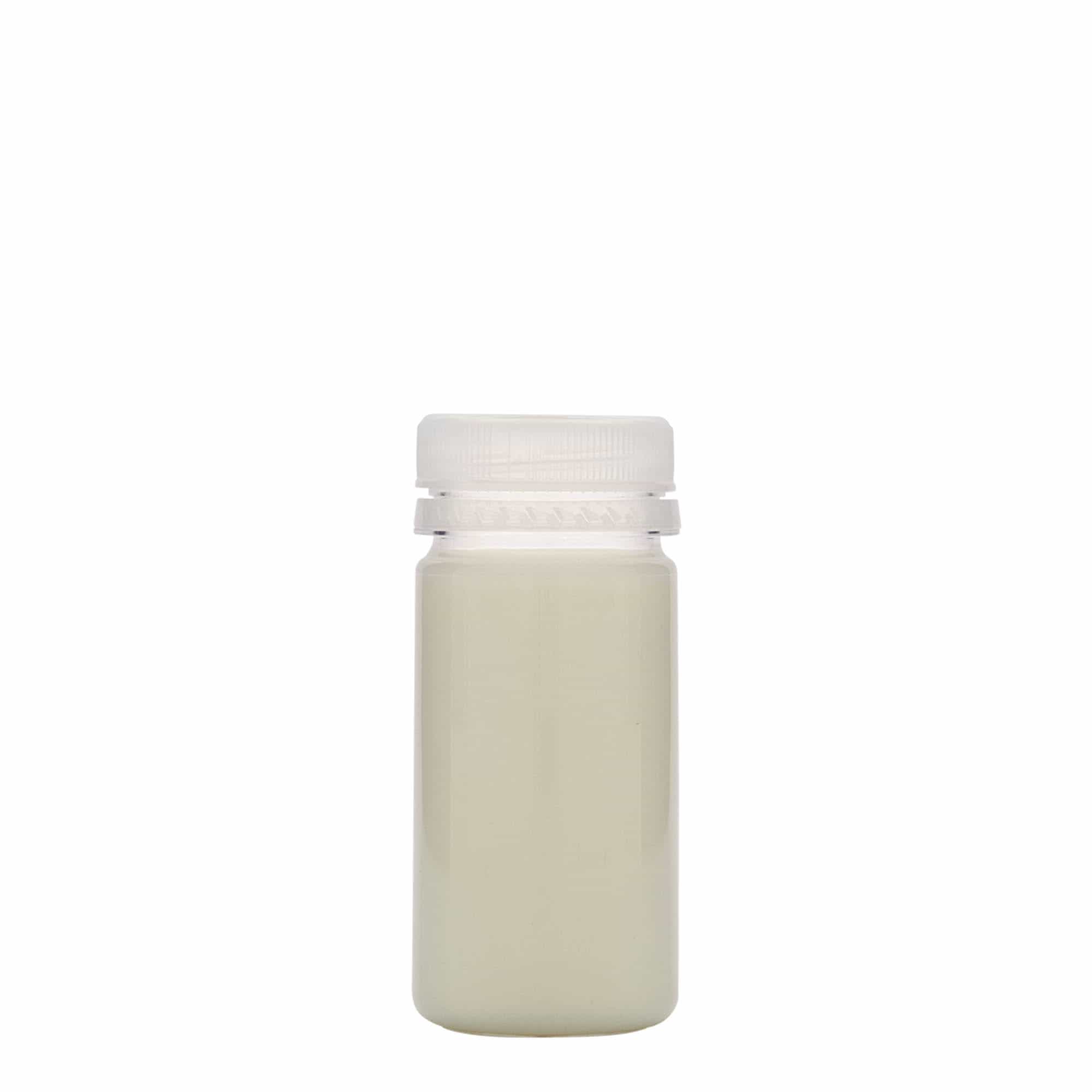 Botella PET de 100 ml 'Everytime', plástico, boca: 38 mm