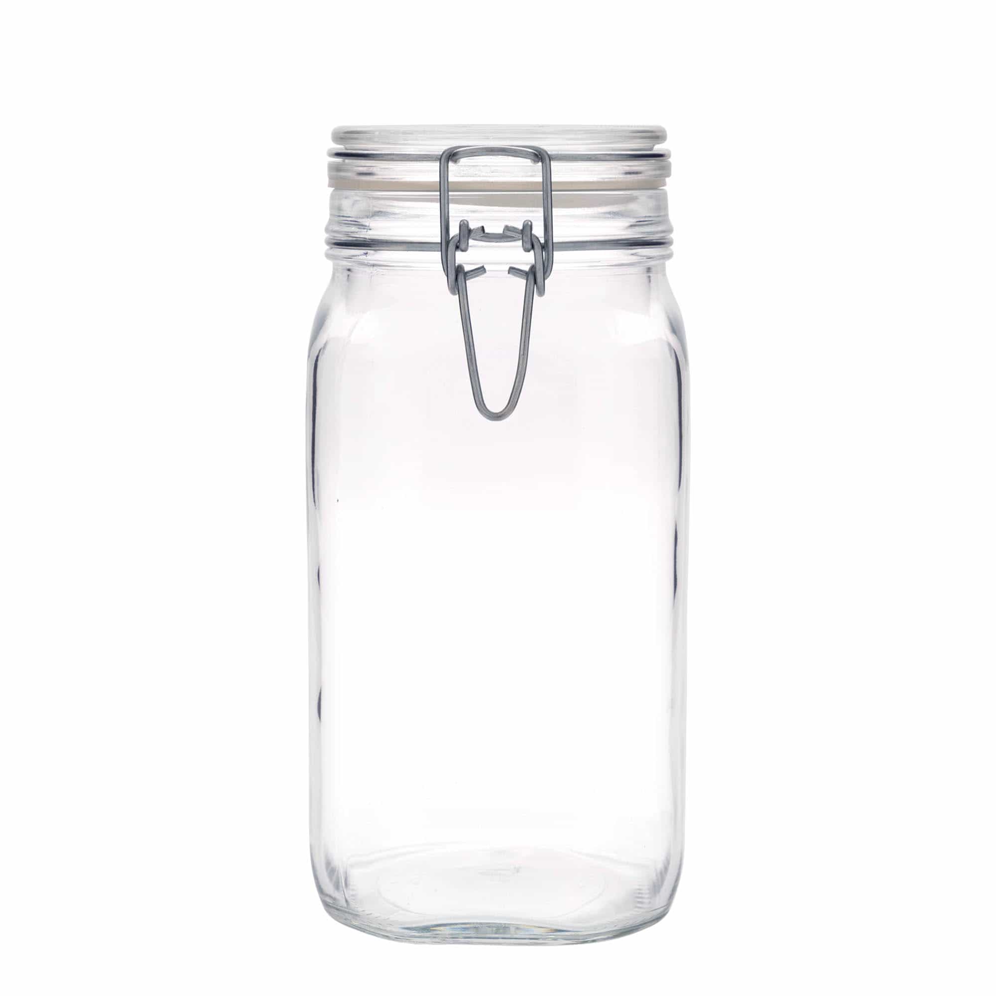 Tarro hermético 'Fido' de 1500 ml, cuadrado, boca: cierre mecánico Tarro hermético 'Fido' de 1500 ml, cuadrado, boca: cierre mecánico