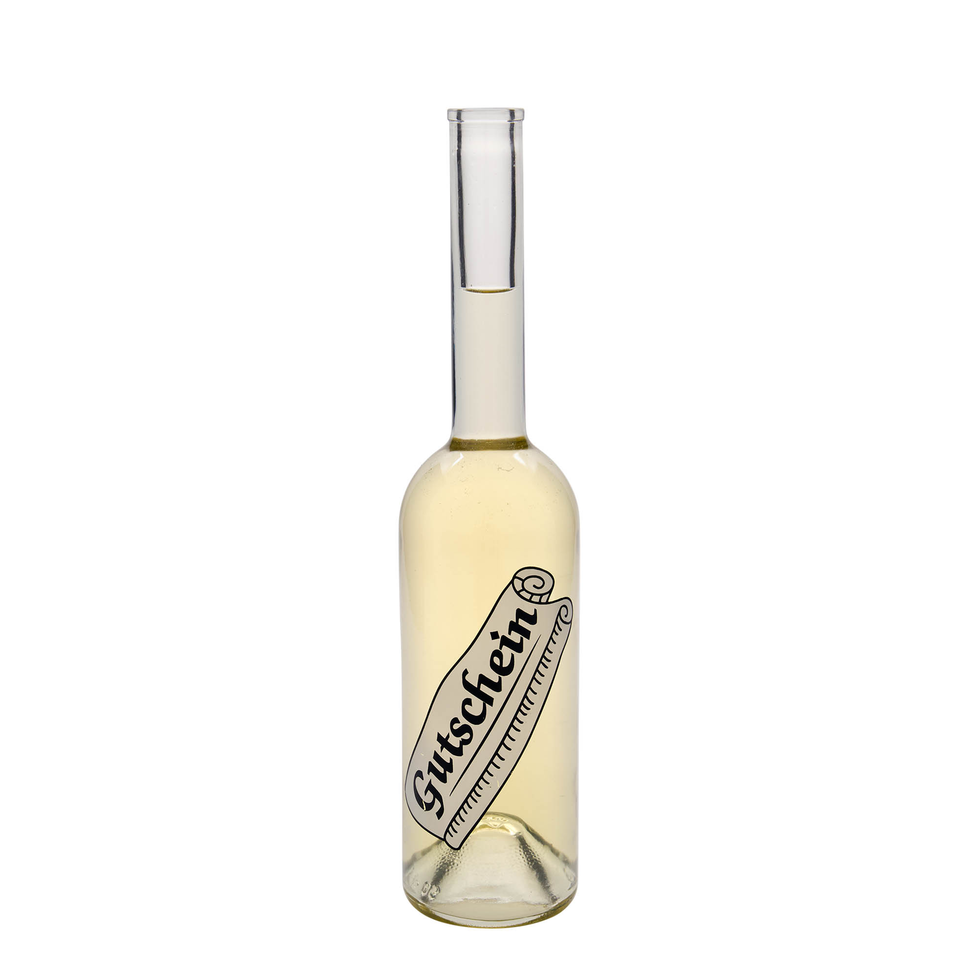 Botella de vidrio 'Opera' de 500 ml, motivo: vale, boca: corcho