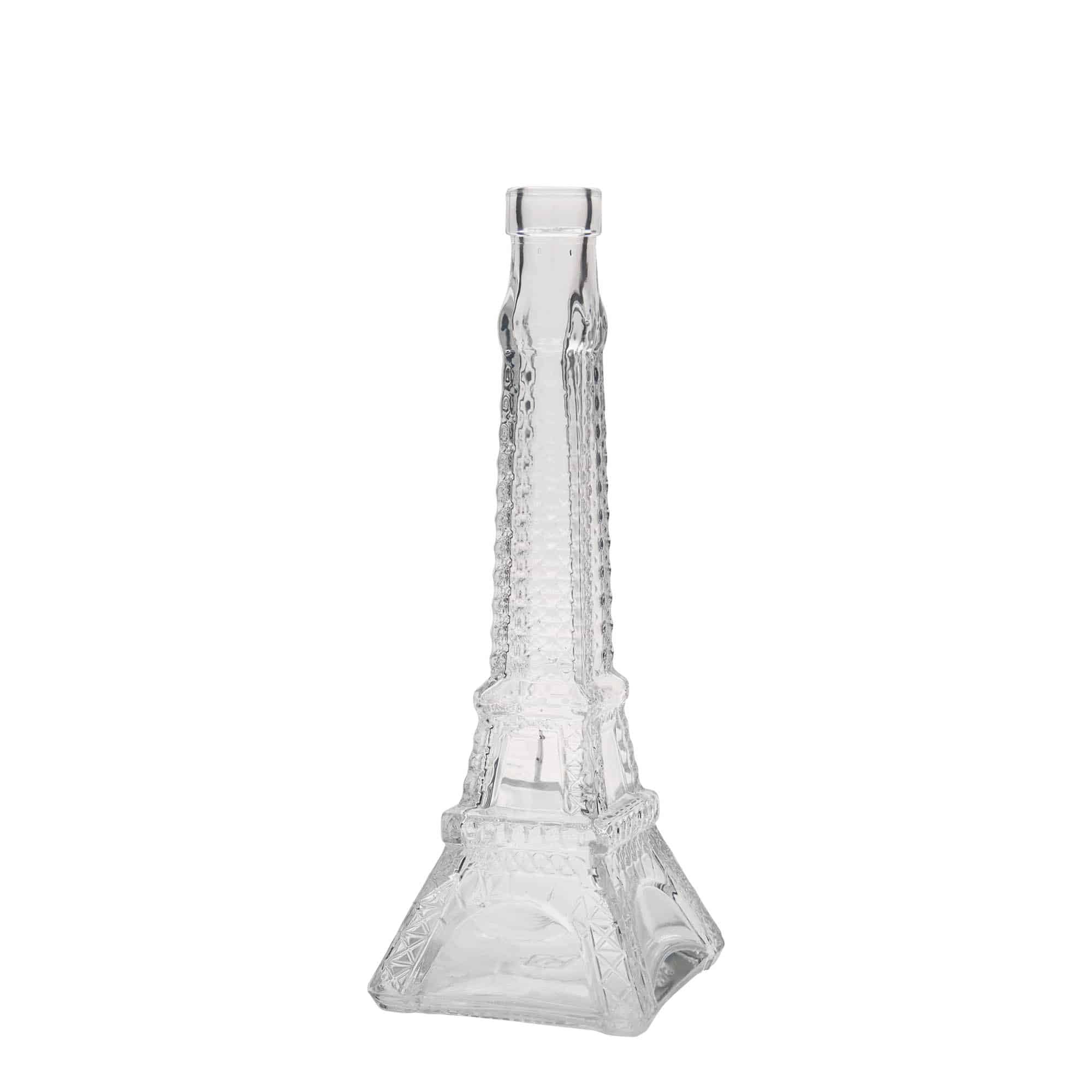 Botella de cristal de 200 ml «Torre Eiffel», boca: corcho