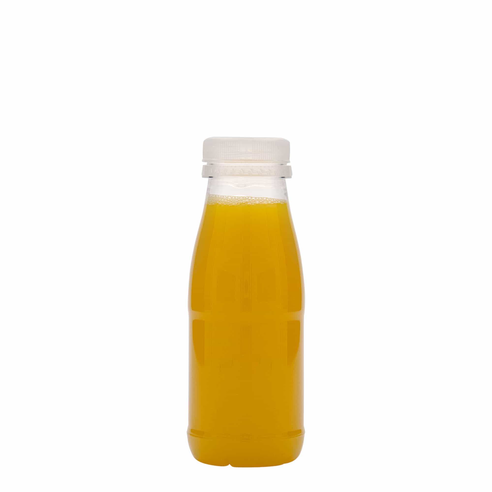 Botella de PET 'Milk and Juice' de 250 ml, plástico, boca: 38 mm