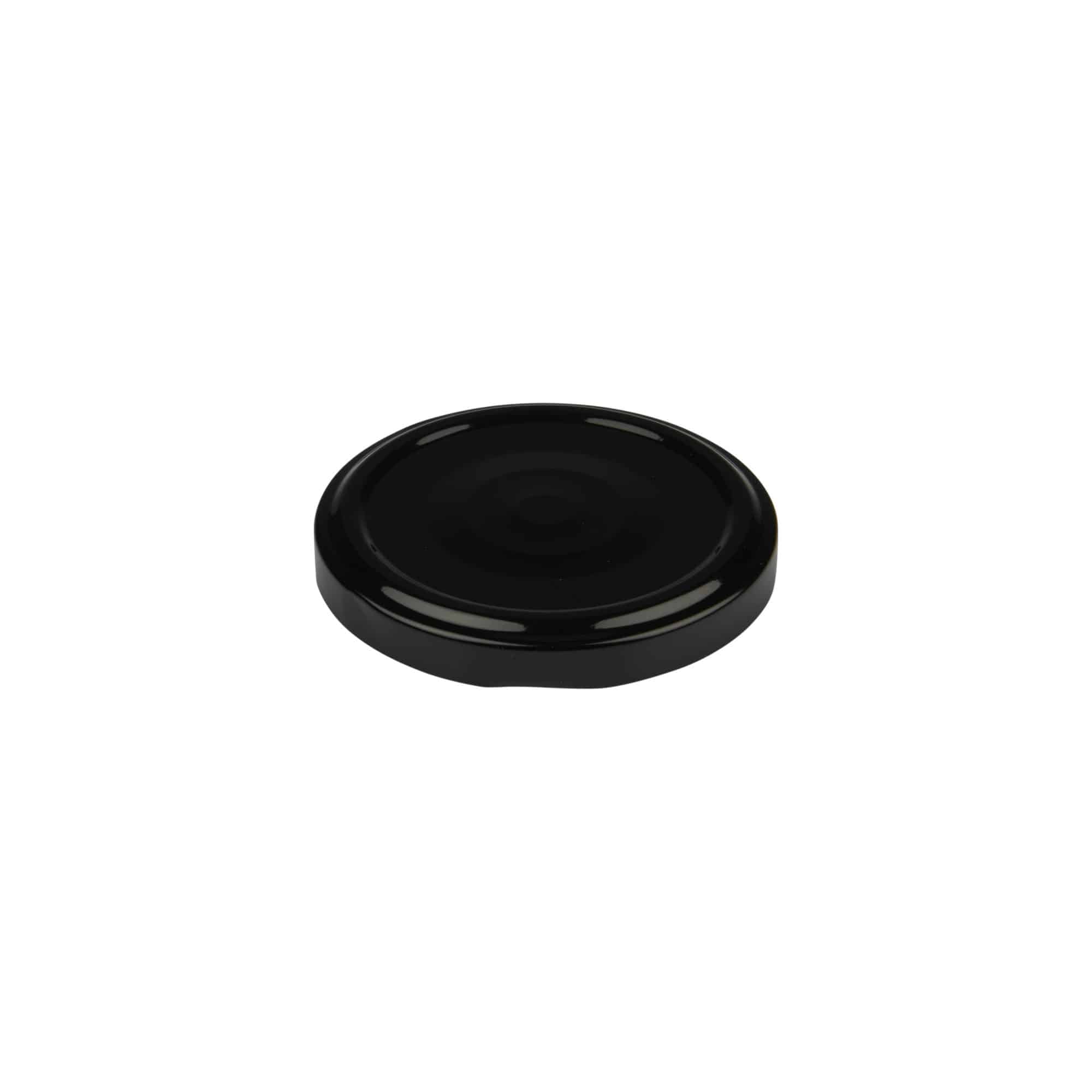 Tapa Twist-Off, hojalata, negro, para boca: TO 66
