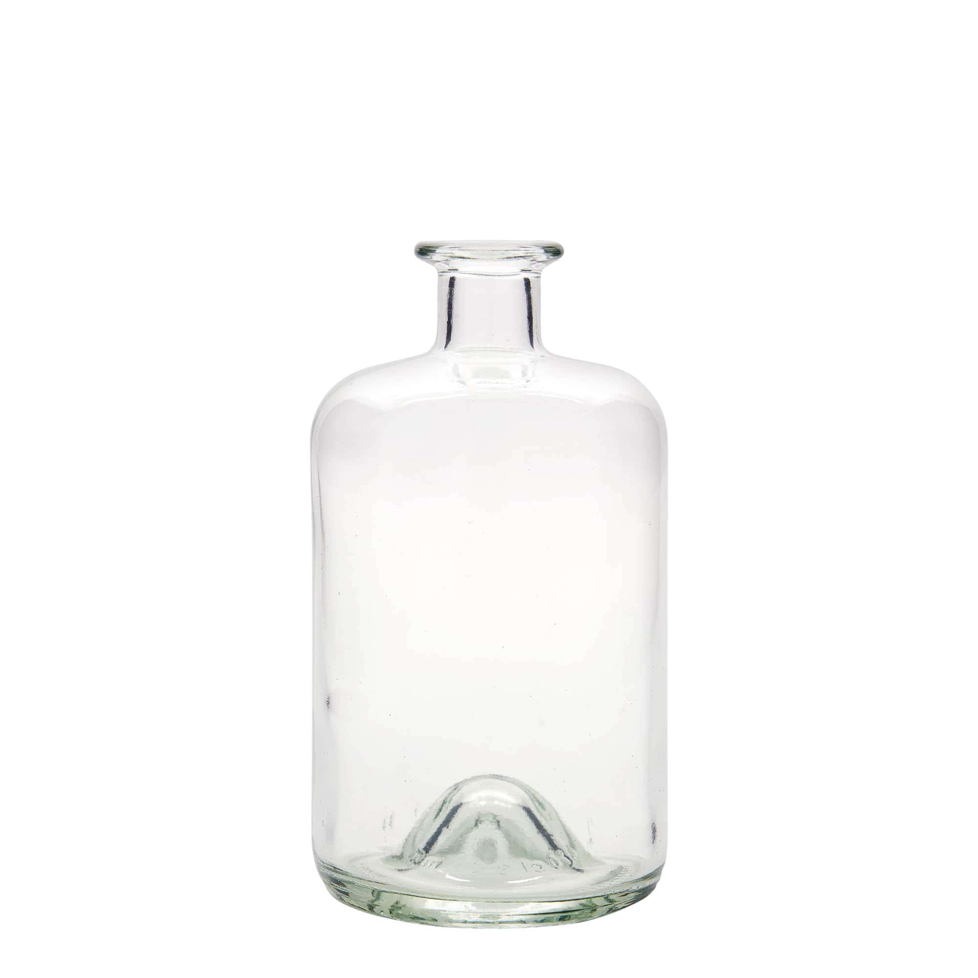 Botella de vidrio de farmacia de 700 ml, boca: corcho