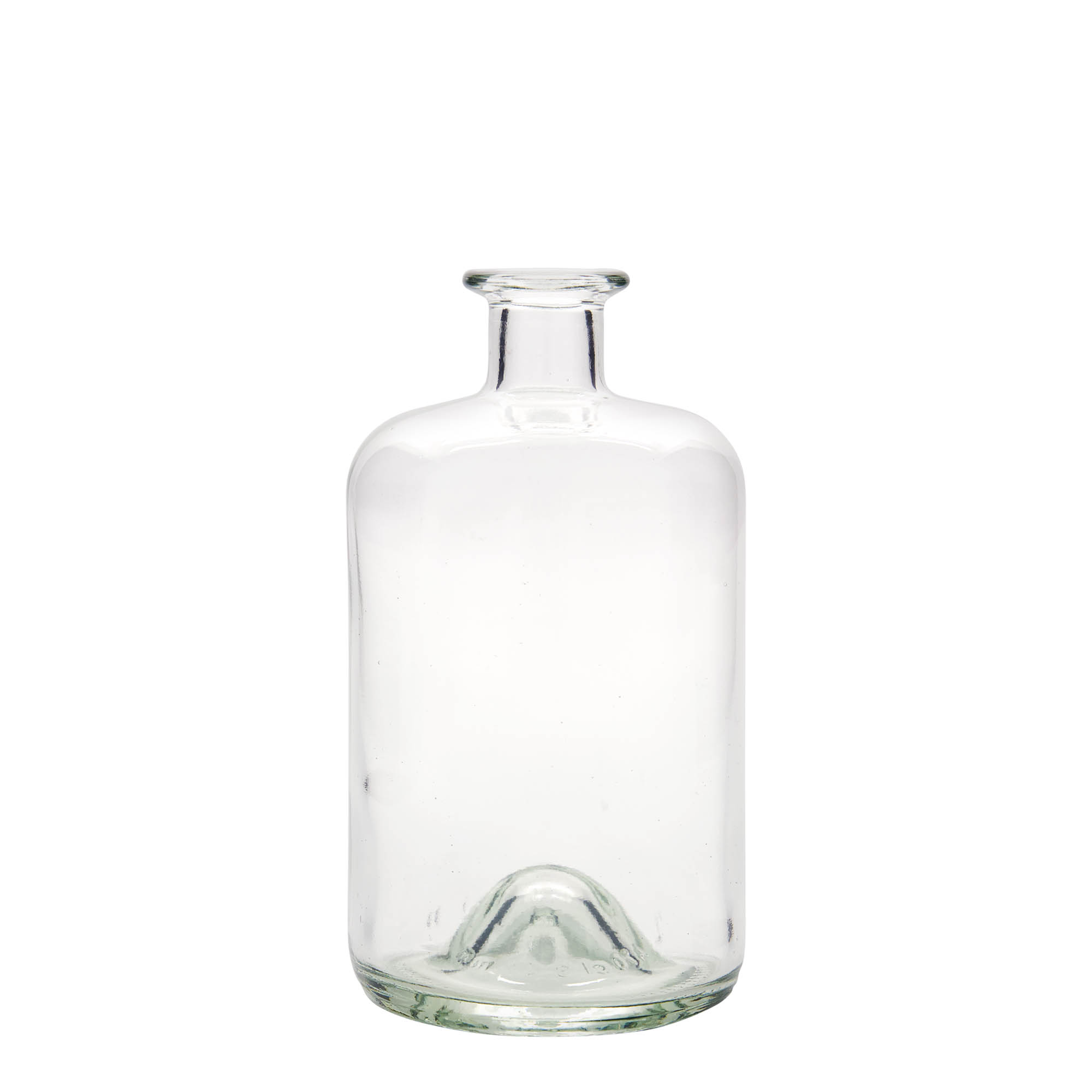 Botella de vidrio de 700 ml para farmacéutico, boca: corcho