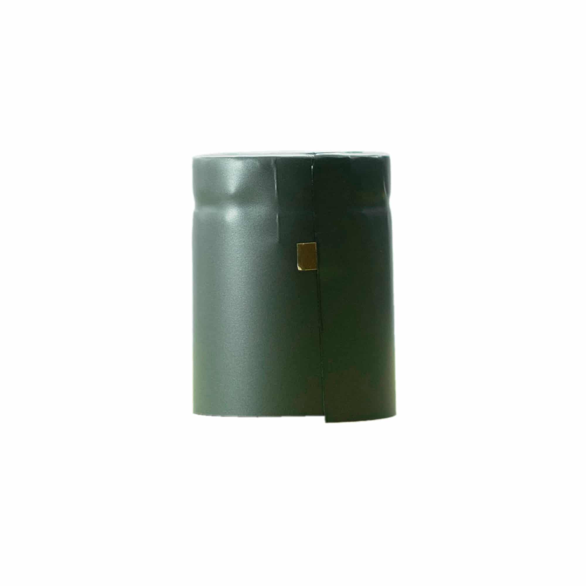 Cápsula termoencogible 32x41, plástico de PVC, antracita Cápsula termoencogible 32x41, plástico de PVC, antracita