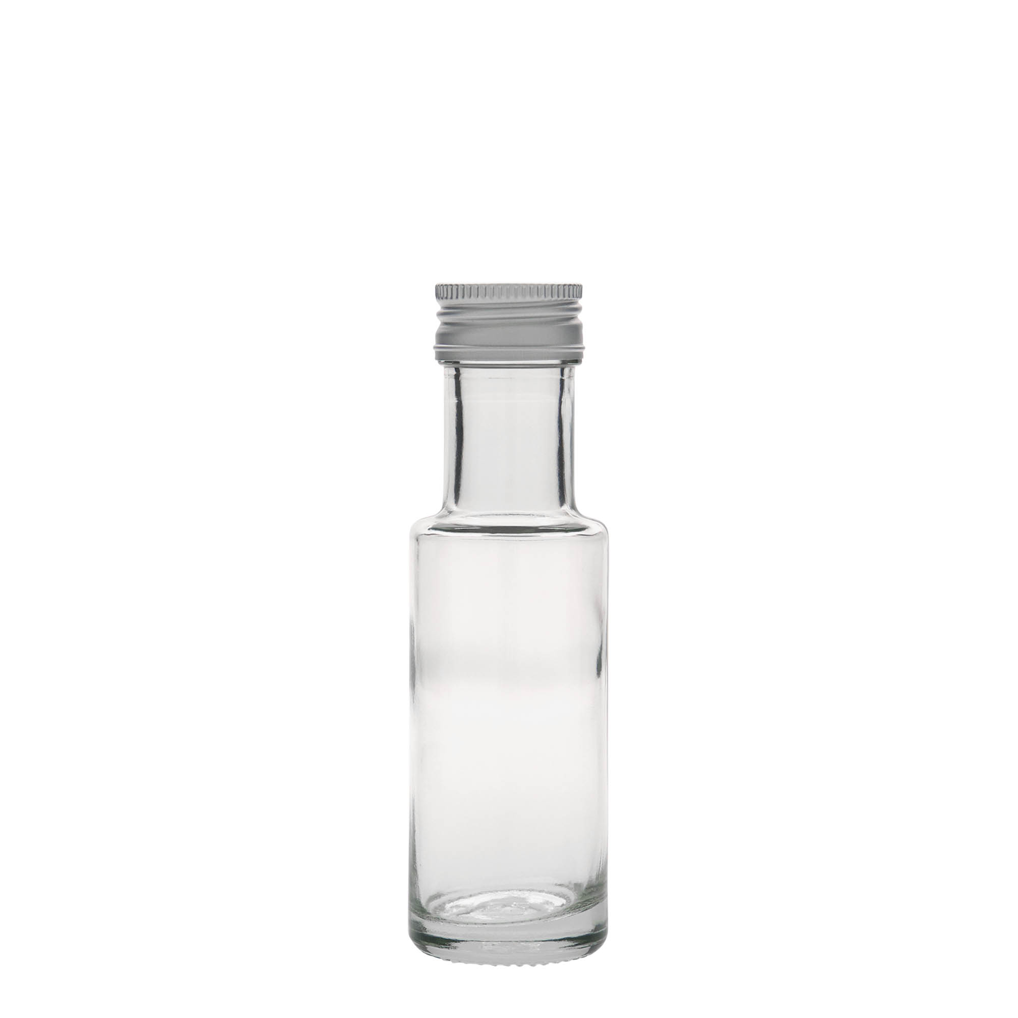 Botella de vidrio de 100 ml 'Dorica', boca: PP 31,5