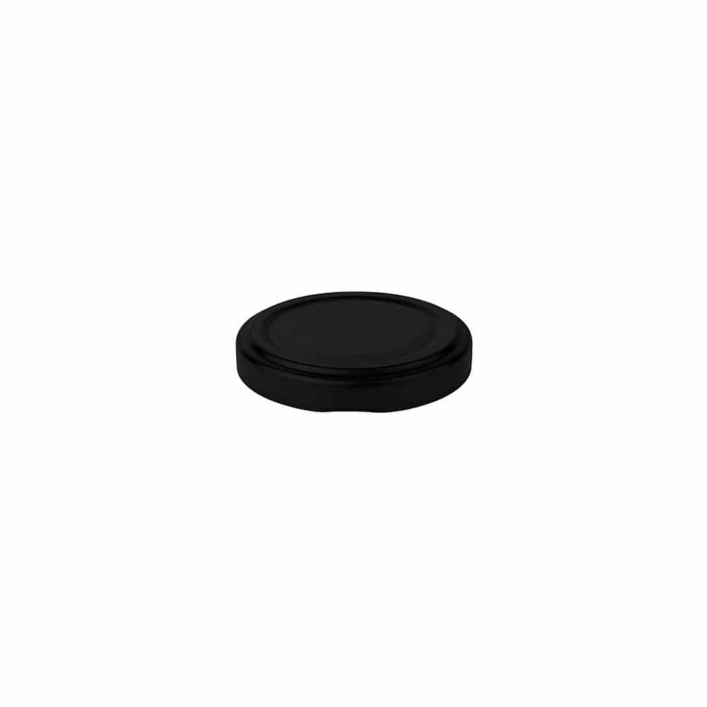 Tapa Twist-Off, hojalata, negra, para boca: TO 48 Tapa Twist-Off, hojalata, negra, para boca: TO 48