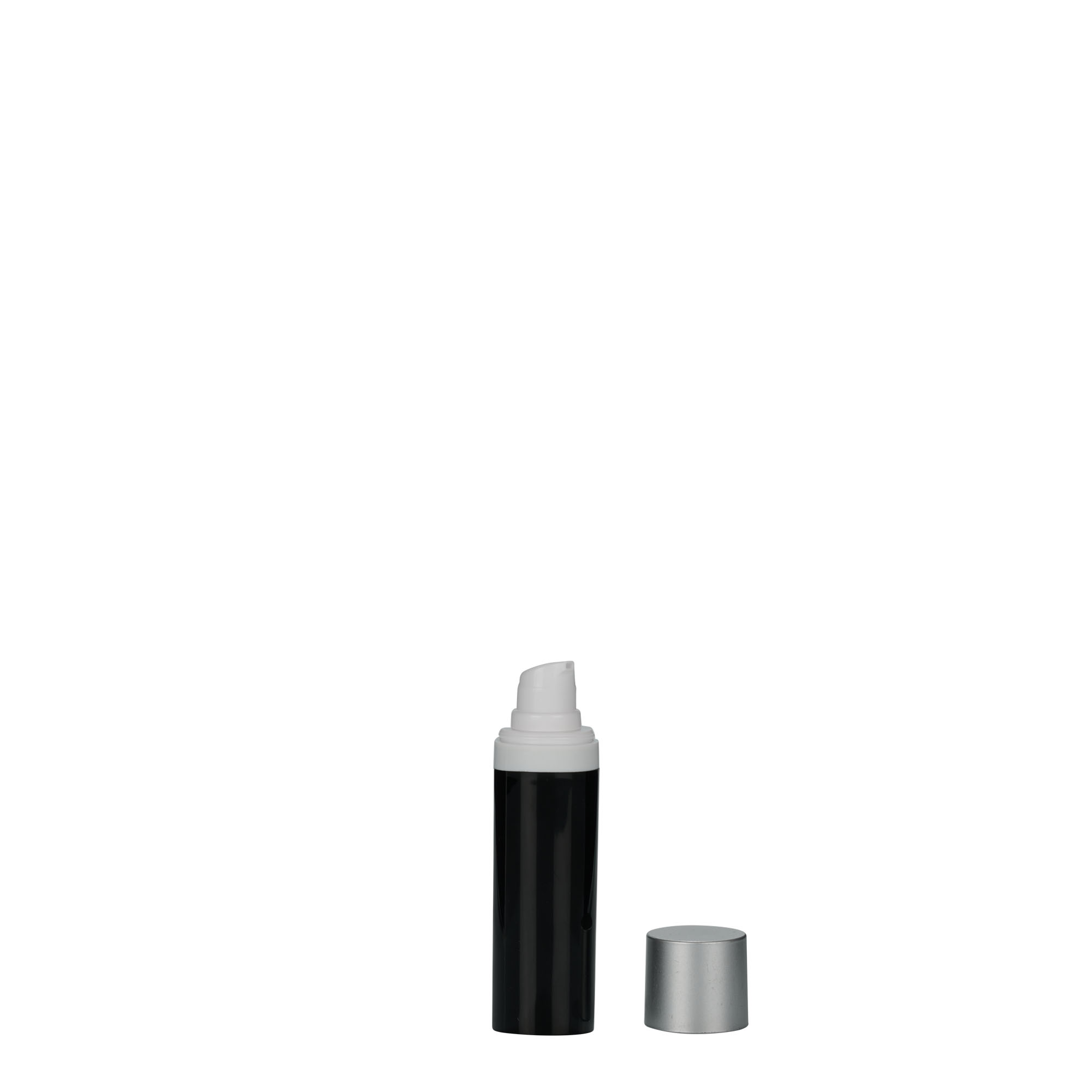 Cabezal de bomba dispensadora airless 'Micro', plástico PP, negro Cabezal de bomba dispensadora airless 'Micro', plástico PP, negro