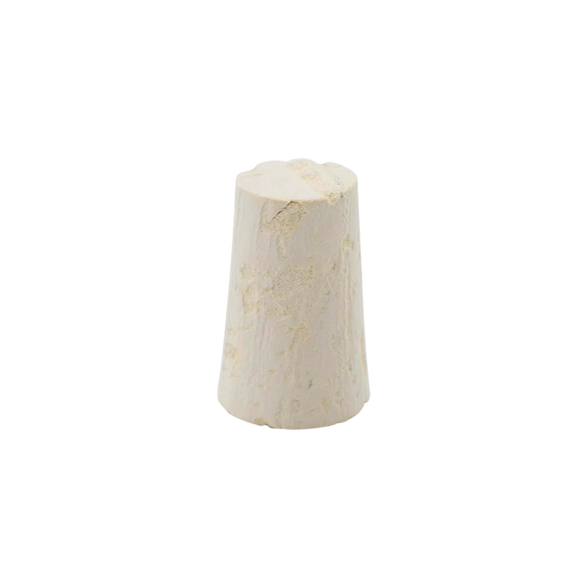 Tapón cónico 17-21 x 33, corcho prensado, beige, para boca: corcho