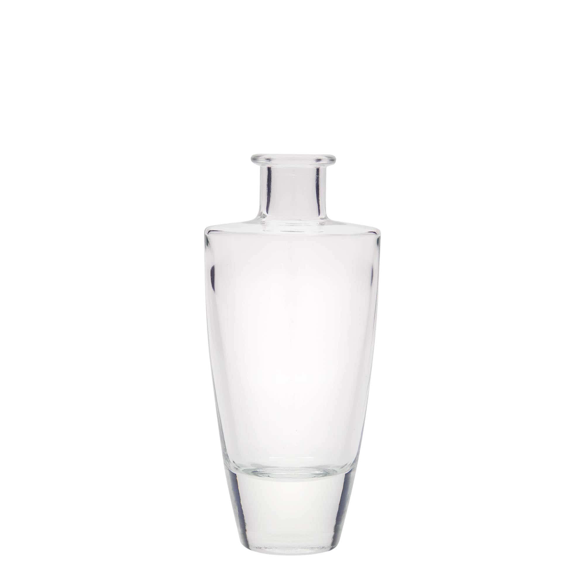 Botella de vidrio de 200 ml 'Vanessa', ovalada, boca: corcho Botella de vidrio de 200 ml 'Vanessa', ovalada, boca: corcho