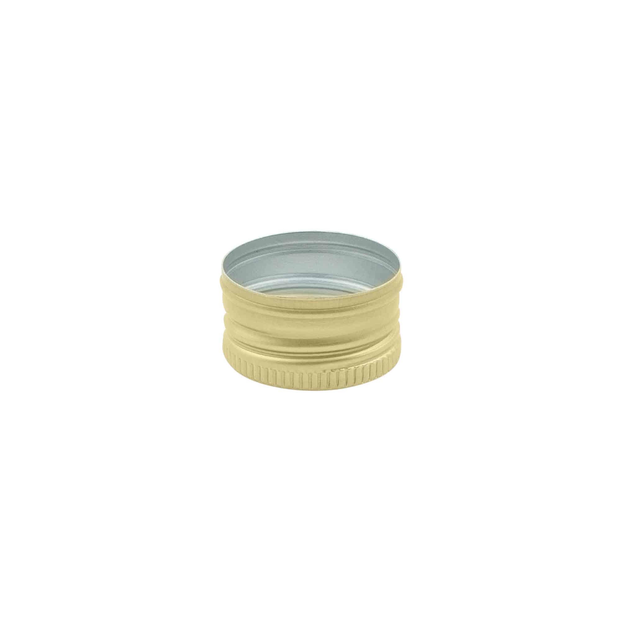 Tapón de rosca, metal, dorado, para boca: PP 24