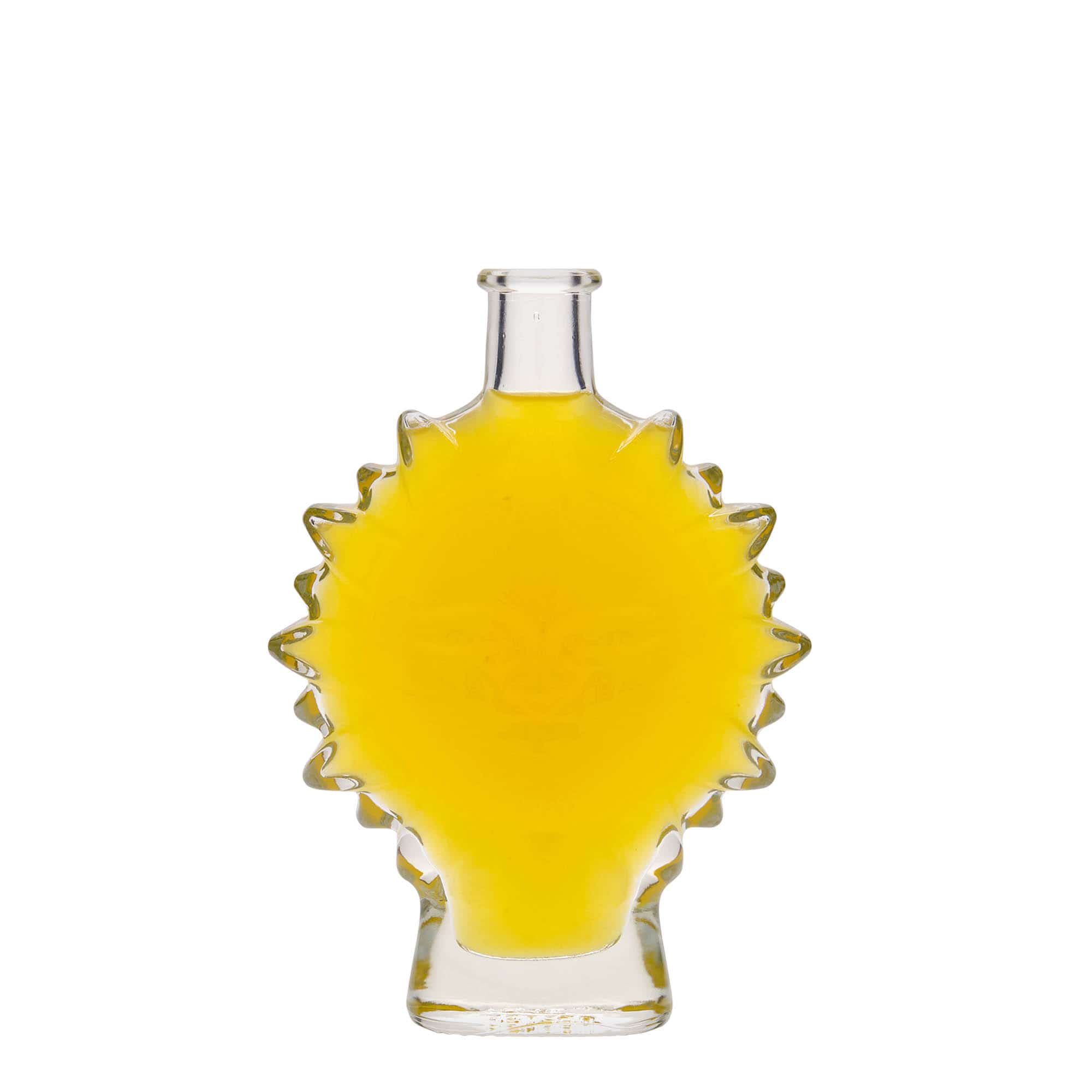 Botella de vidrio 'Sol' de 200 ml, boca: corcho