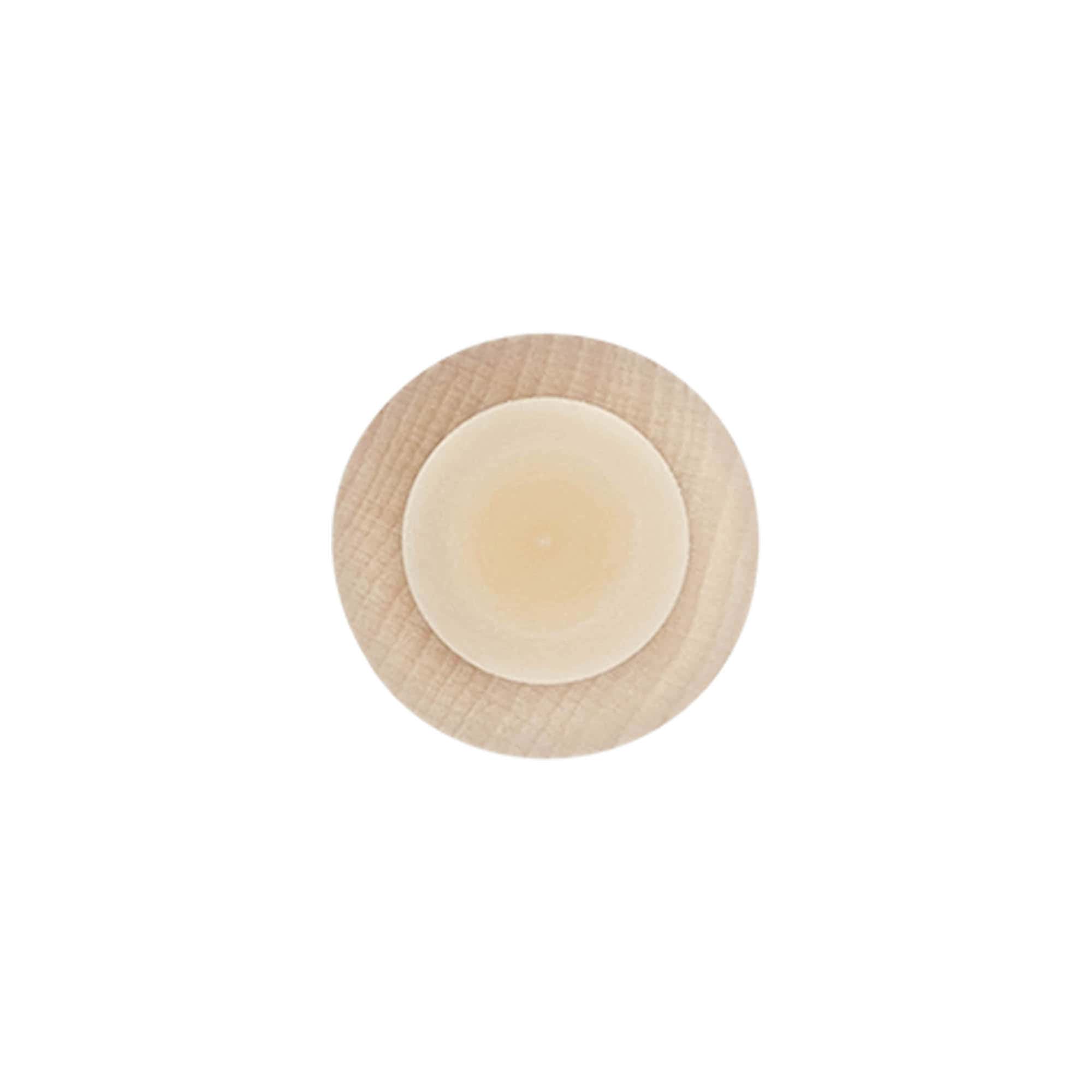 Tapón de corcho con asa 22,1 mm, madera/plástico, para boca: corcho
