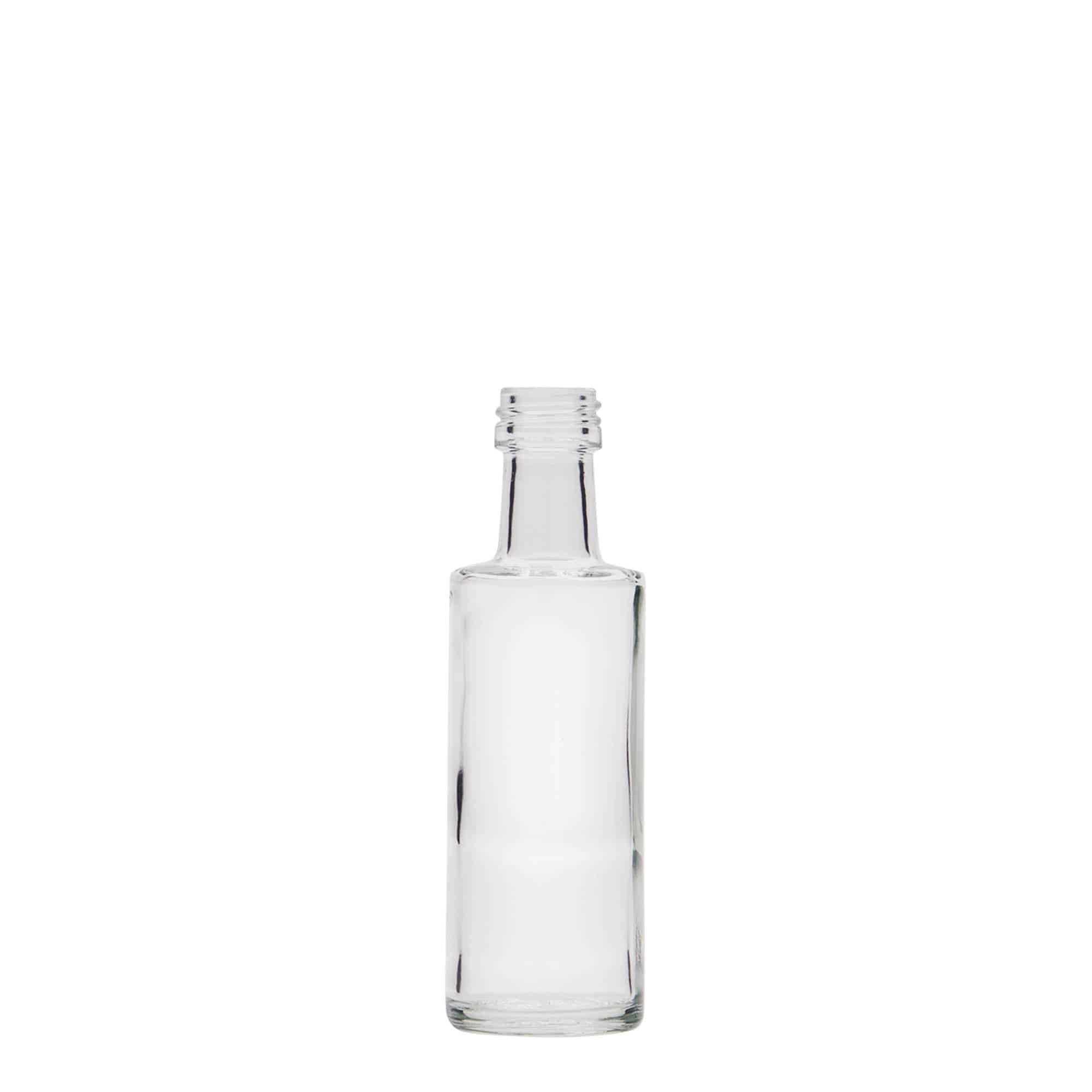 Botella de vidrio 'Dorica' de 40 ml, boca: PP 18 Botella de vidrio 'Dorica' de 40 ml, boca: PP 18