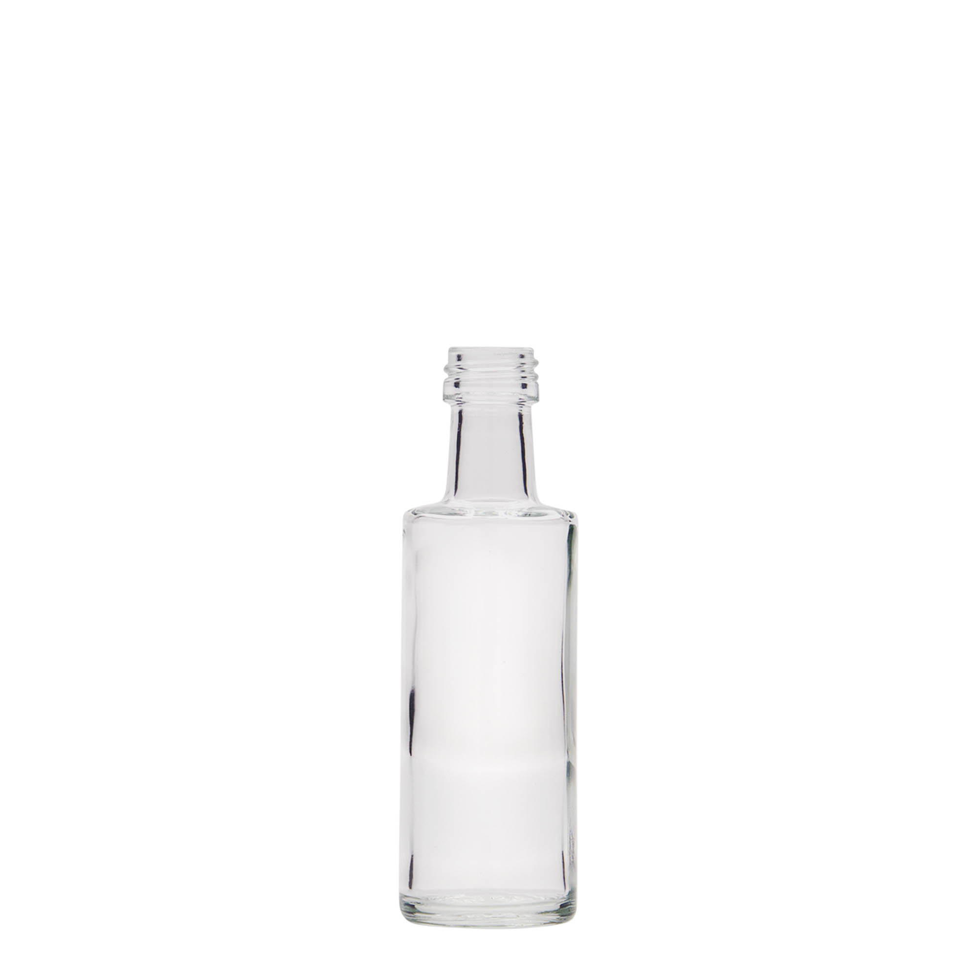 Botella de vidrio de 40 ml «Dorica», boca: PP 18